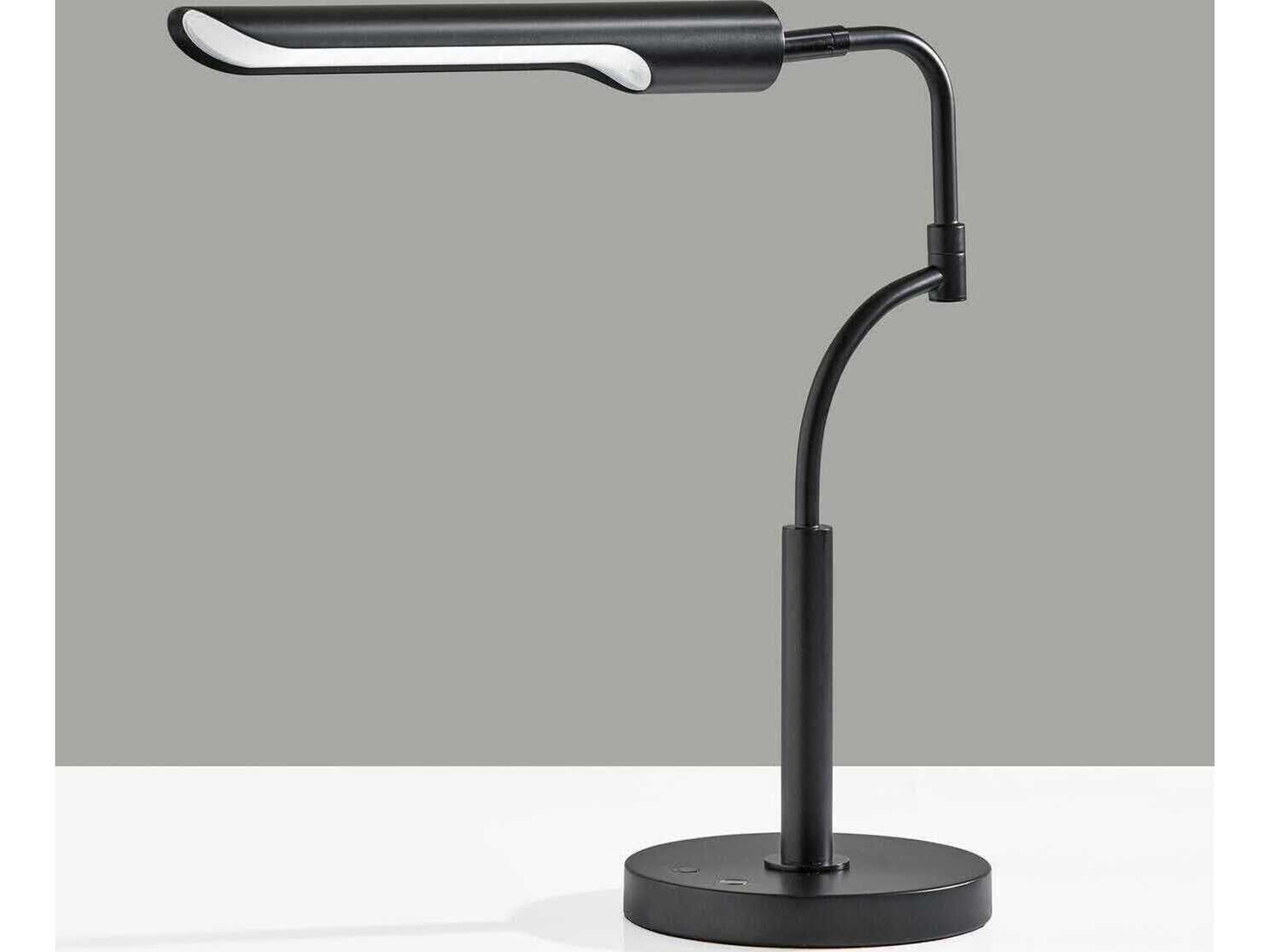 Adesso Zane Black Desk Lamp