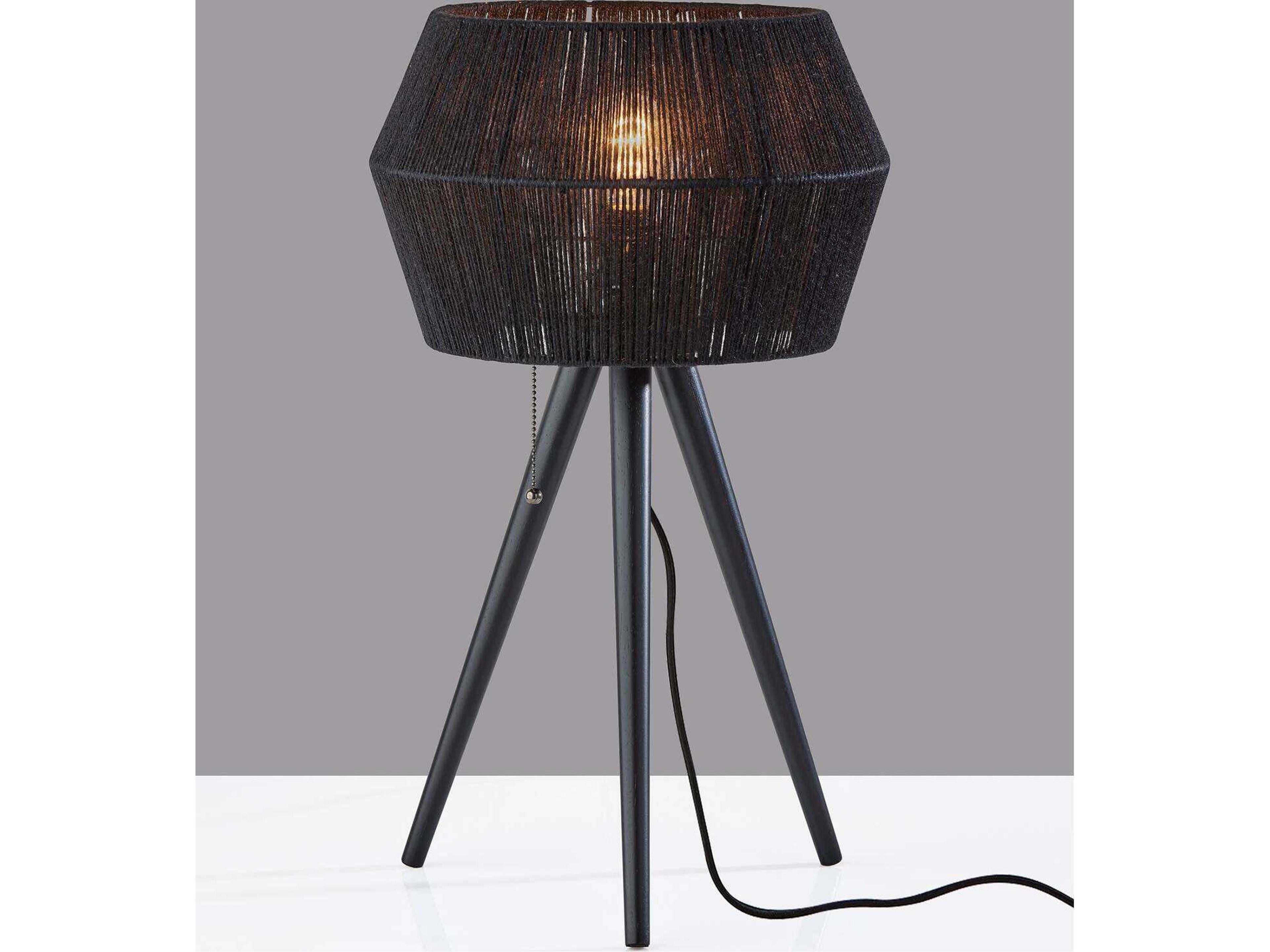 Adesso Montana Black Table Lamp