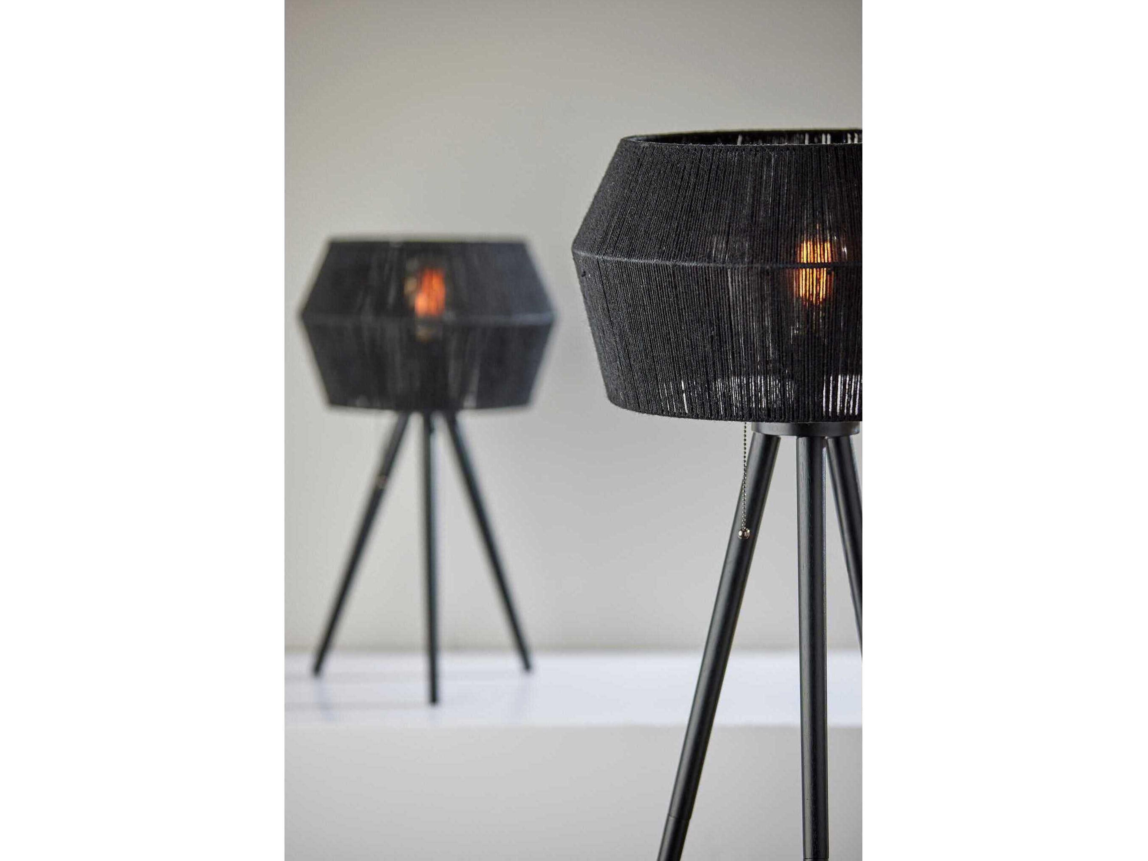 Adesso Montana Black Floor Lamp