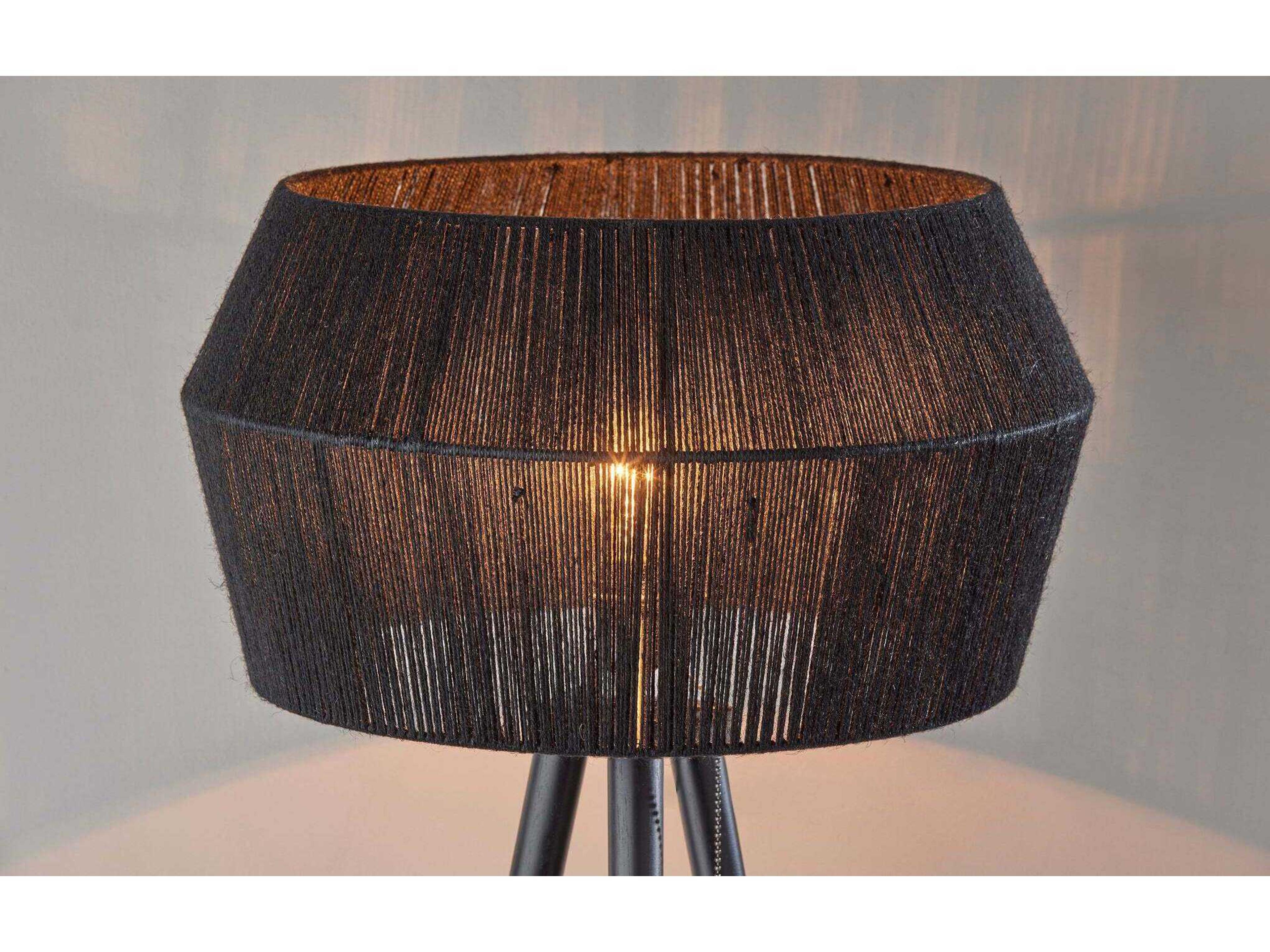 Adesso Montana Black Floor Lamp