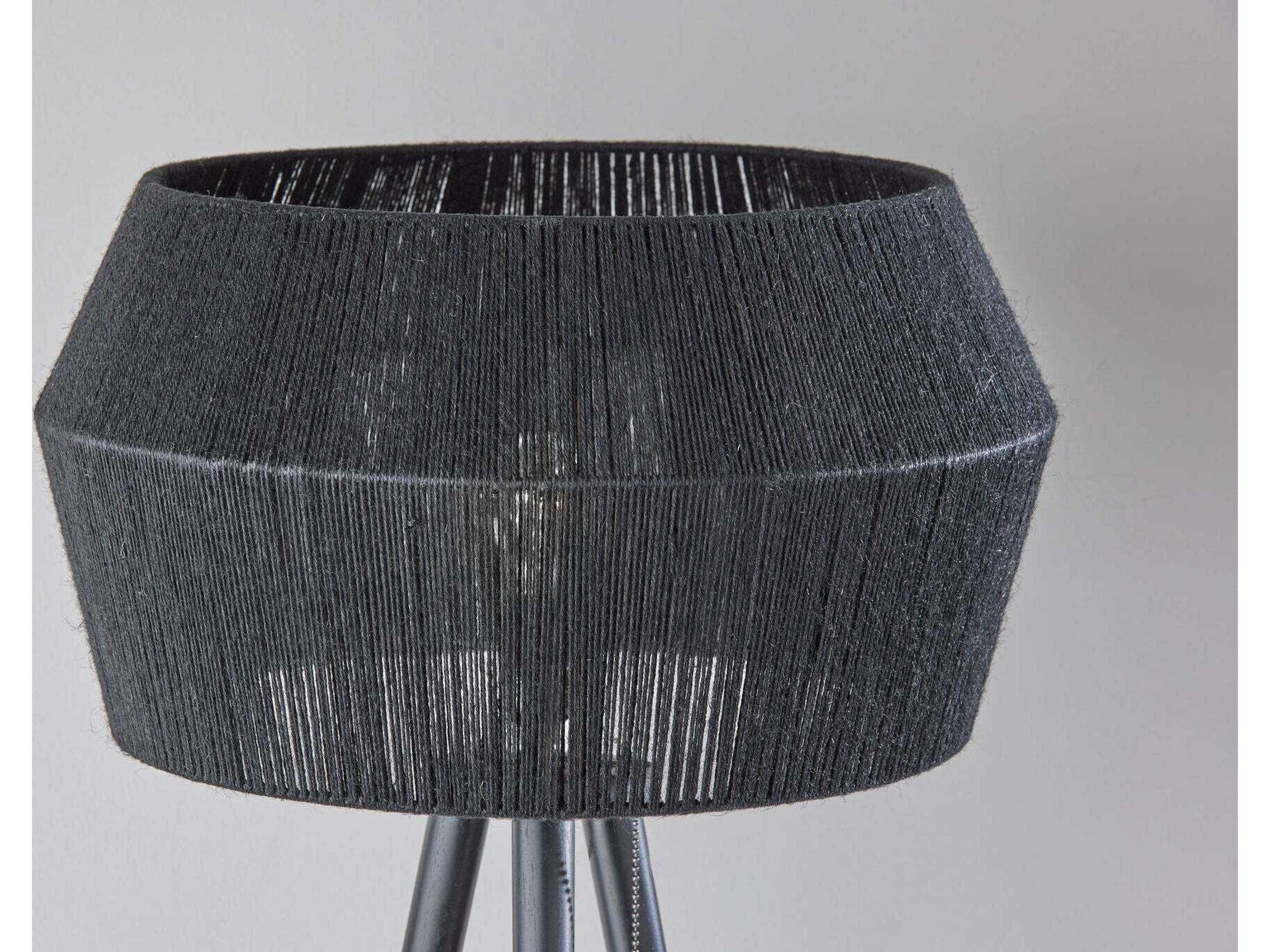 Adesso Montana Black Floor Lamp