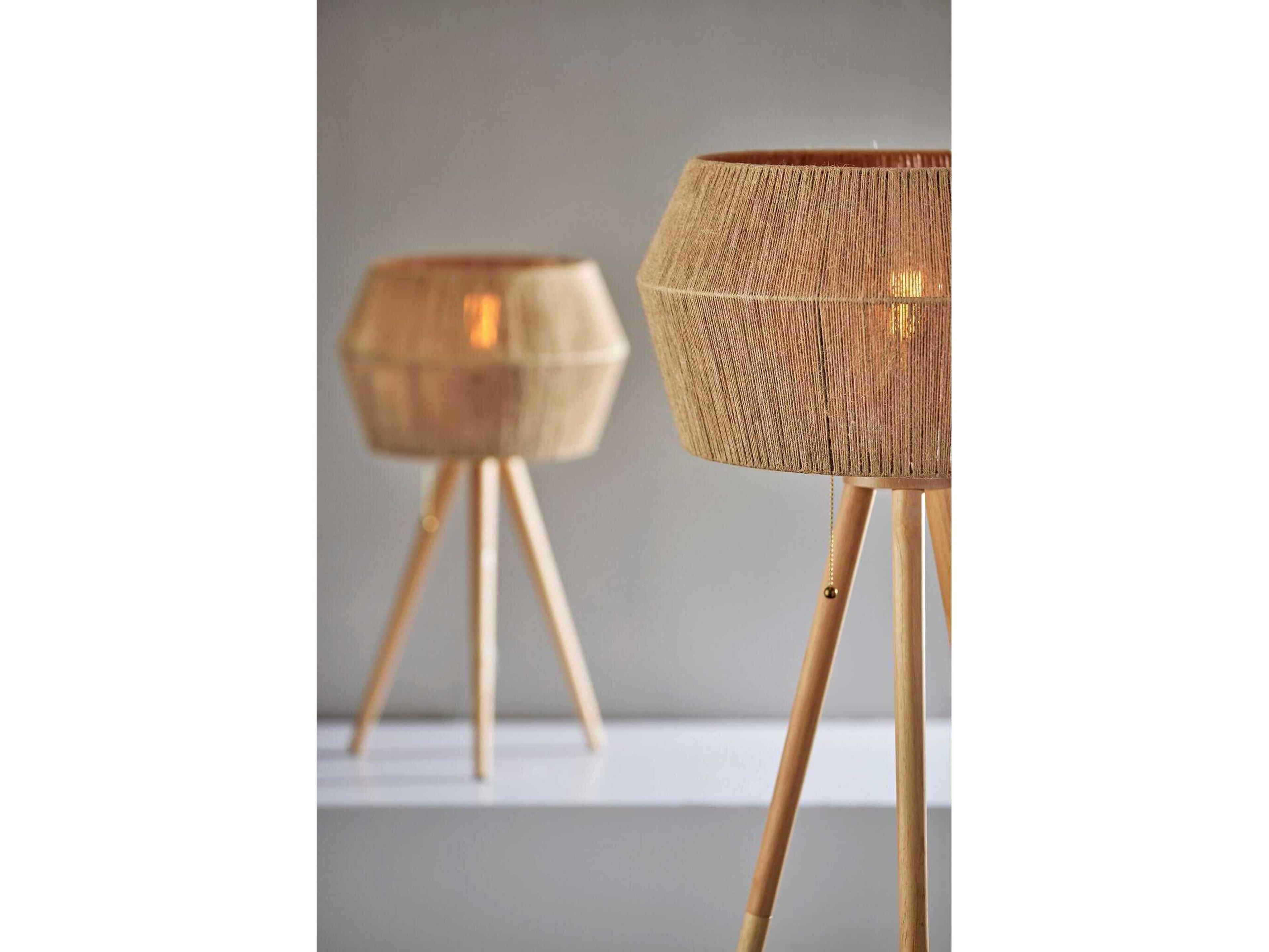 Adesso Montana Natural Brown Floor Lamp