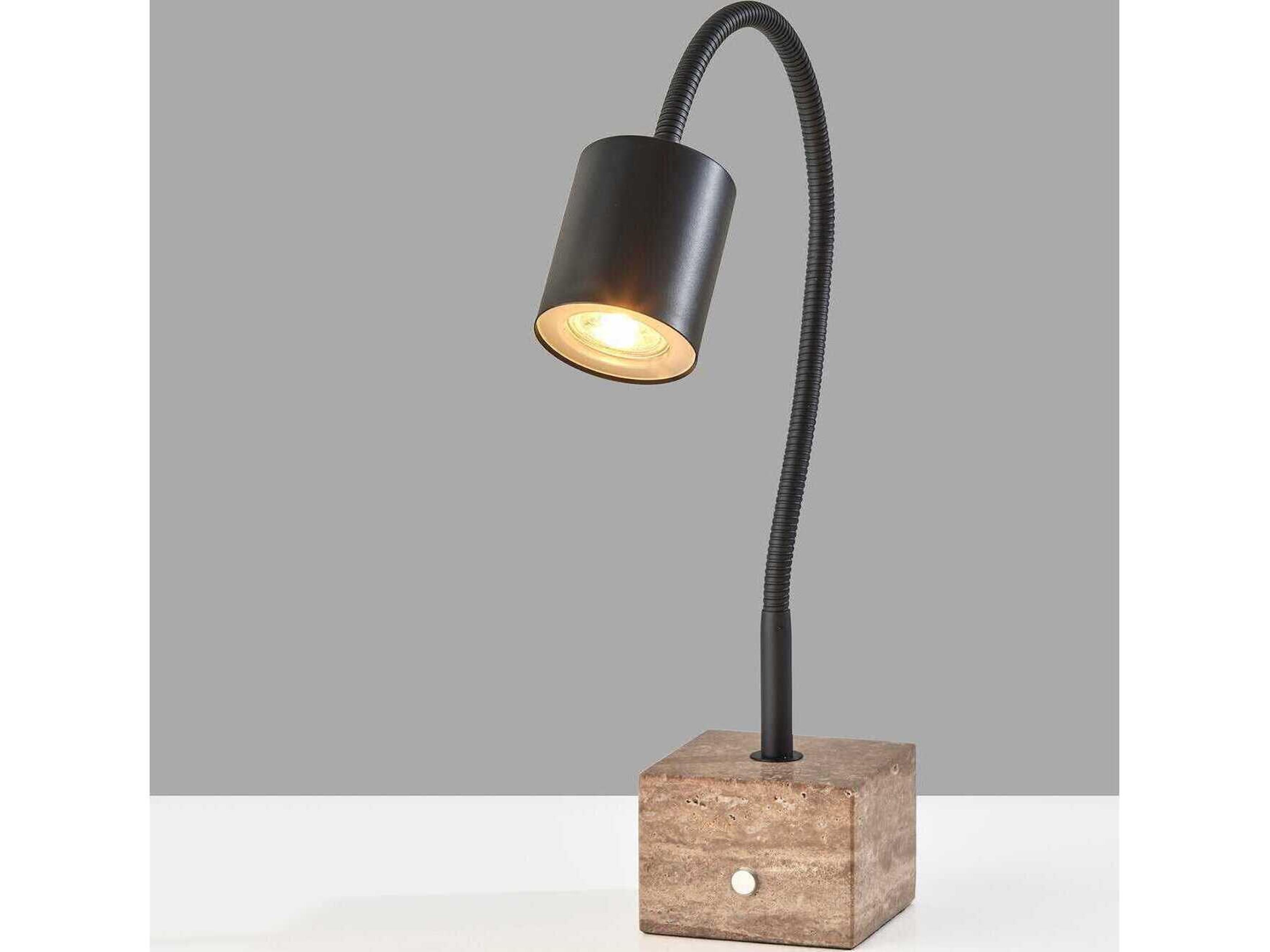 Adesso Rutherford Black Metal Desk Lamp
