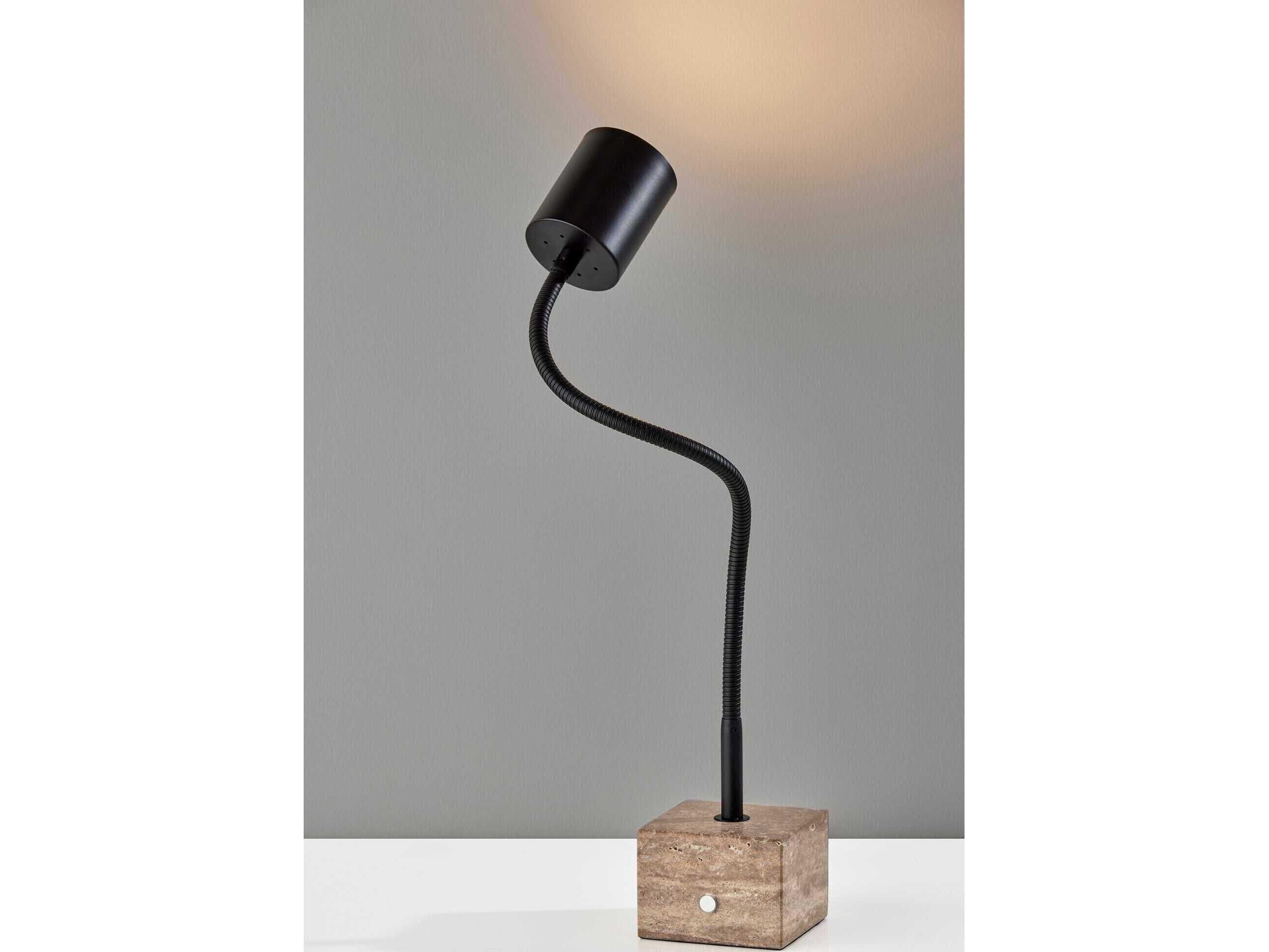Adesso Rutherford Black Metal Desk Lamp
