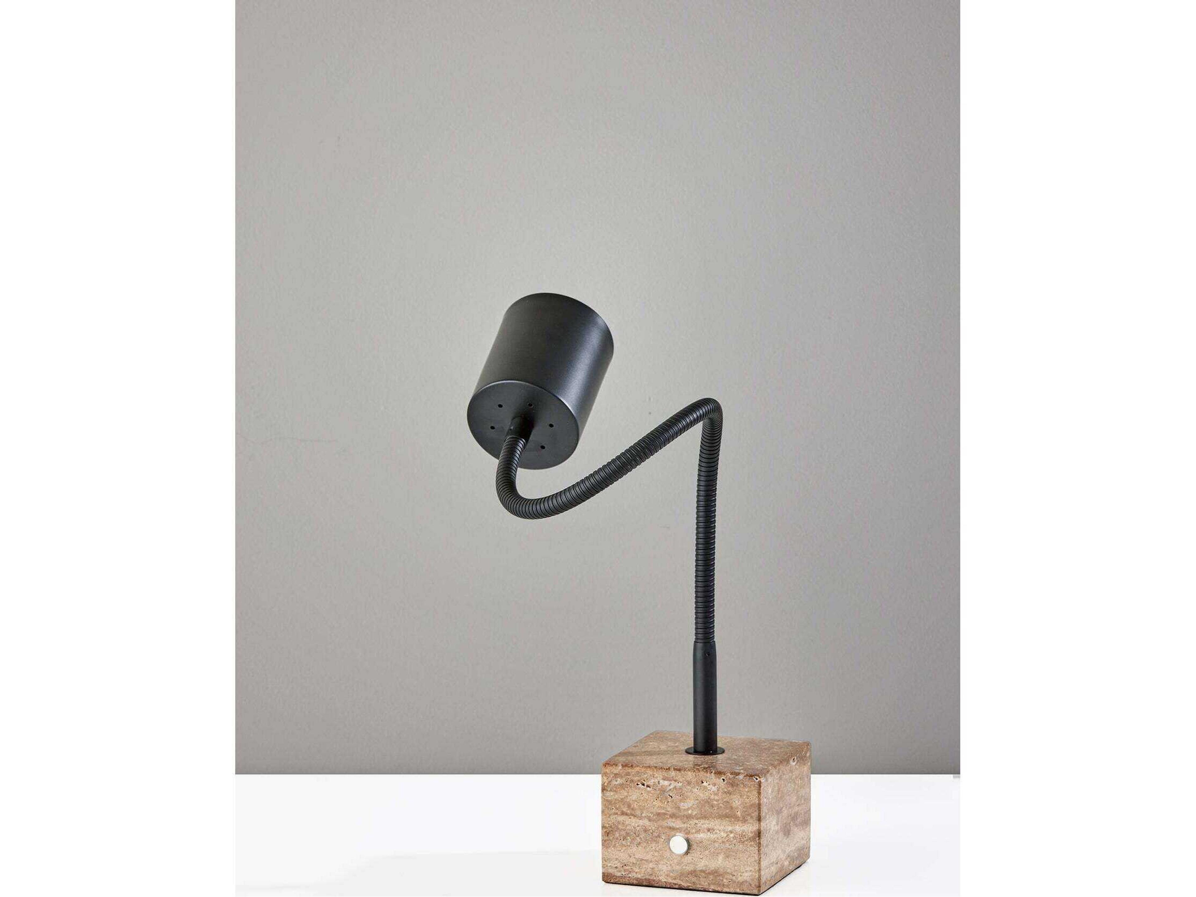 Adesso Rutherford Black Metal Desk Lamp
