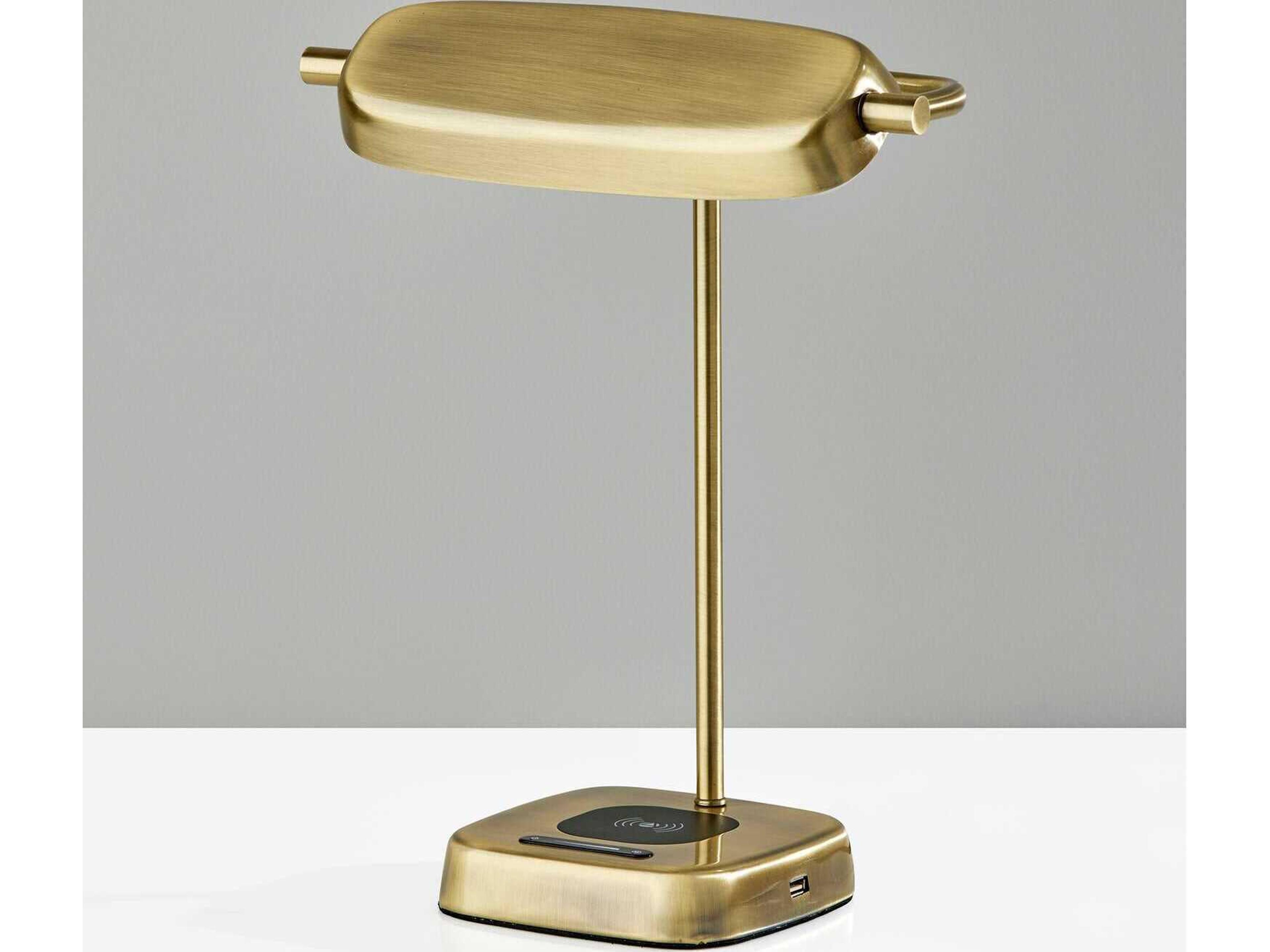 Adesso Radley Antique Brass Desk Lamp