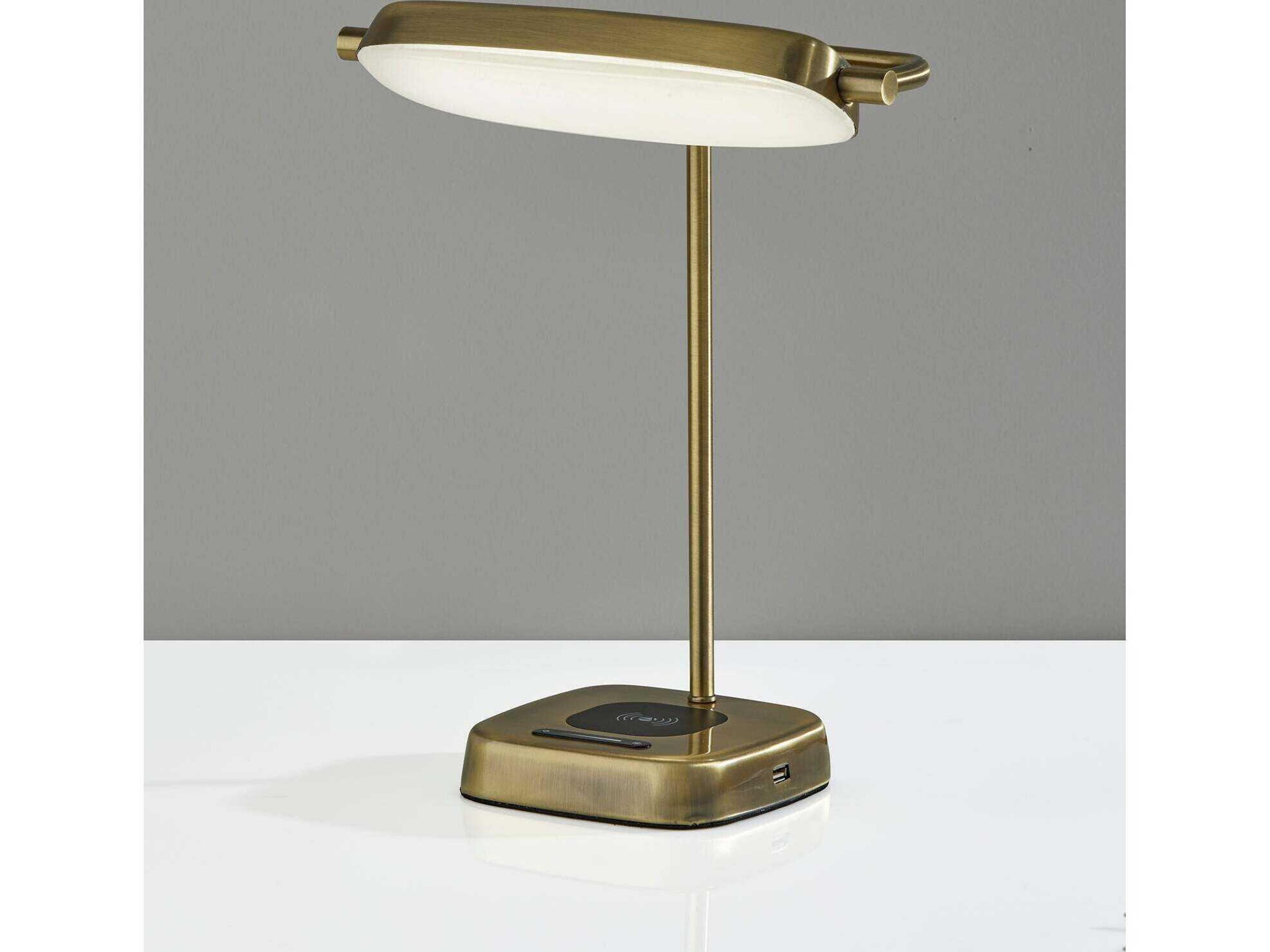 Adesso Radley Antique Brass Desk Lamp