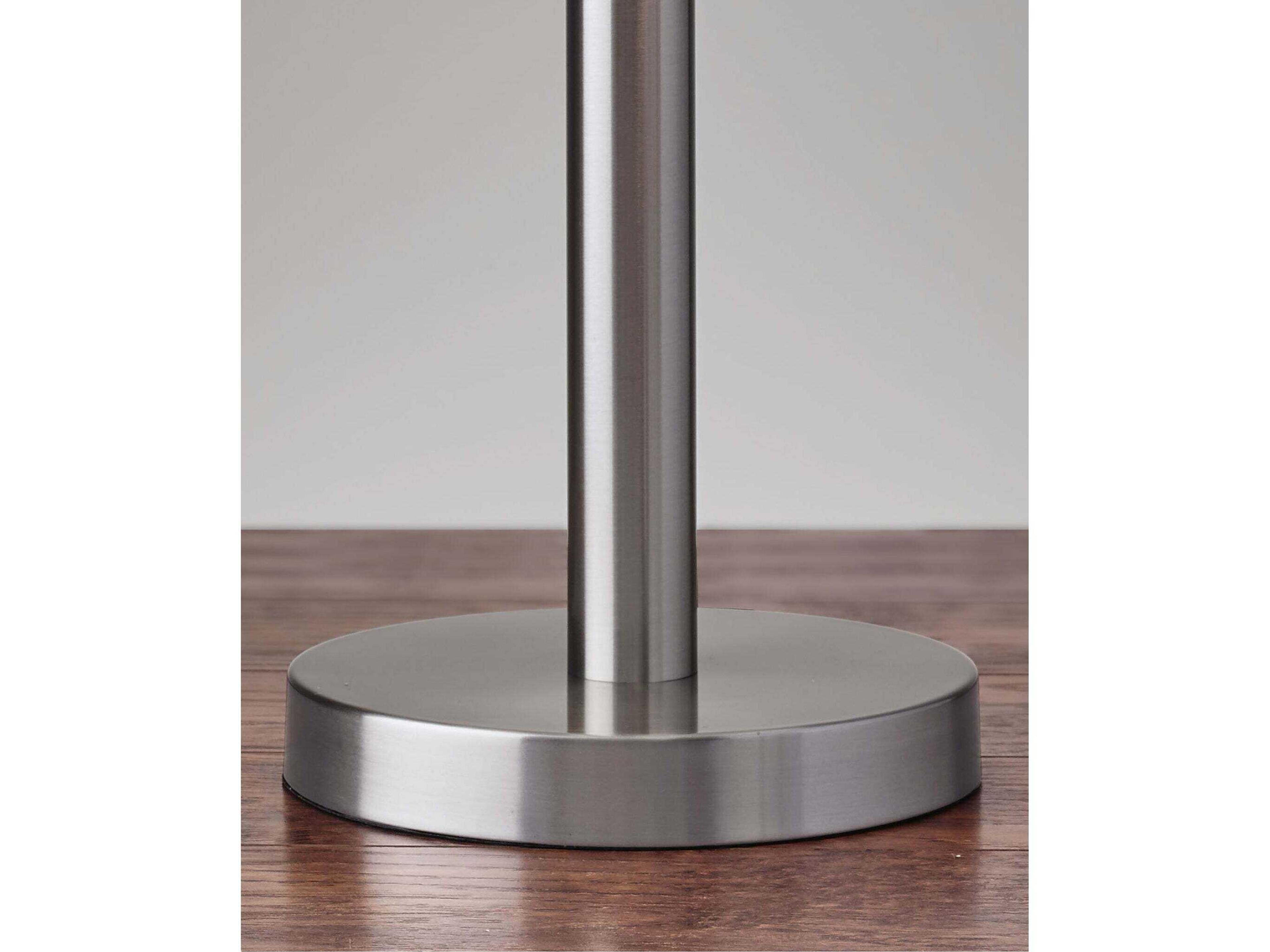 Adesso Boulevard Brushed Steel Buffet Lamp