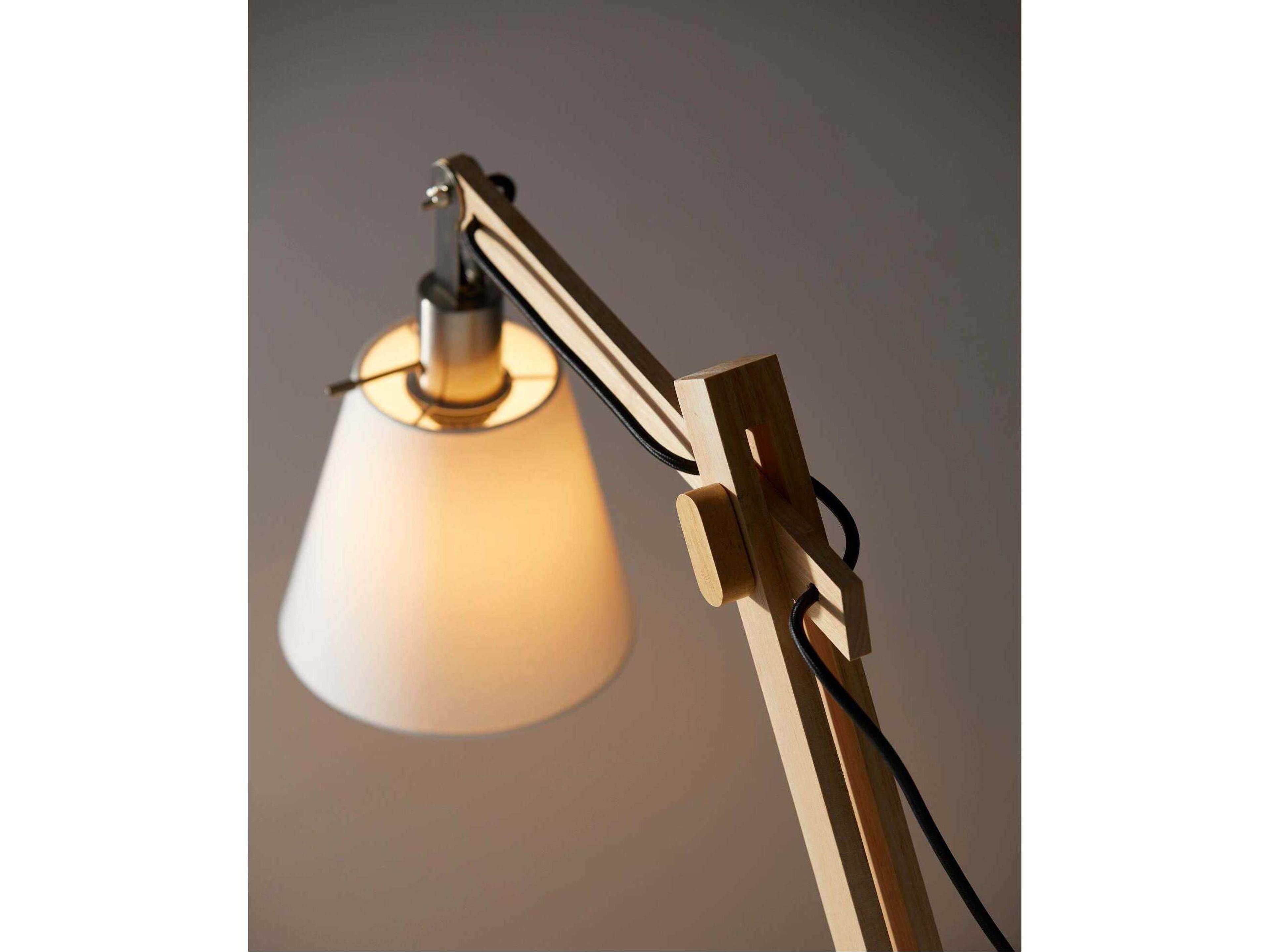 Adesso Walden Natural Rubber Brown Desk Lamp