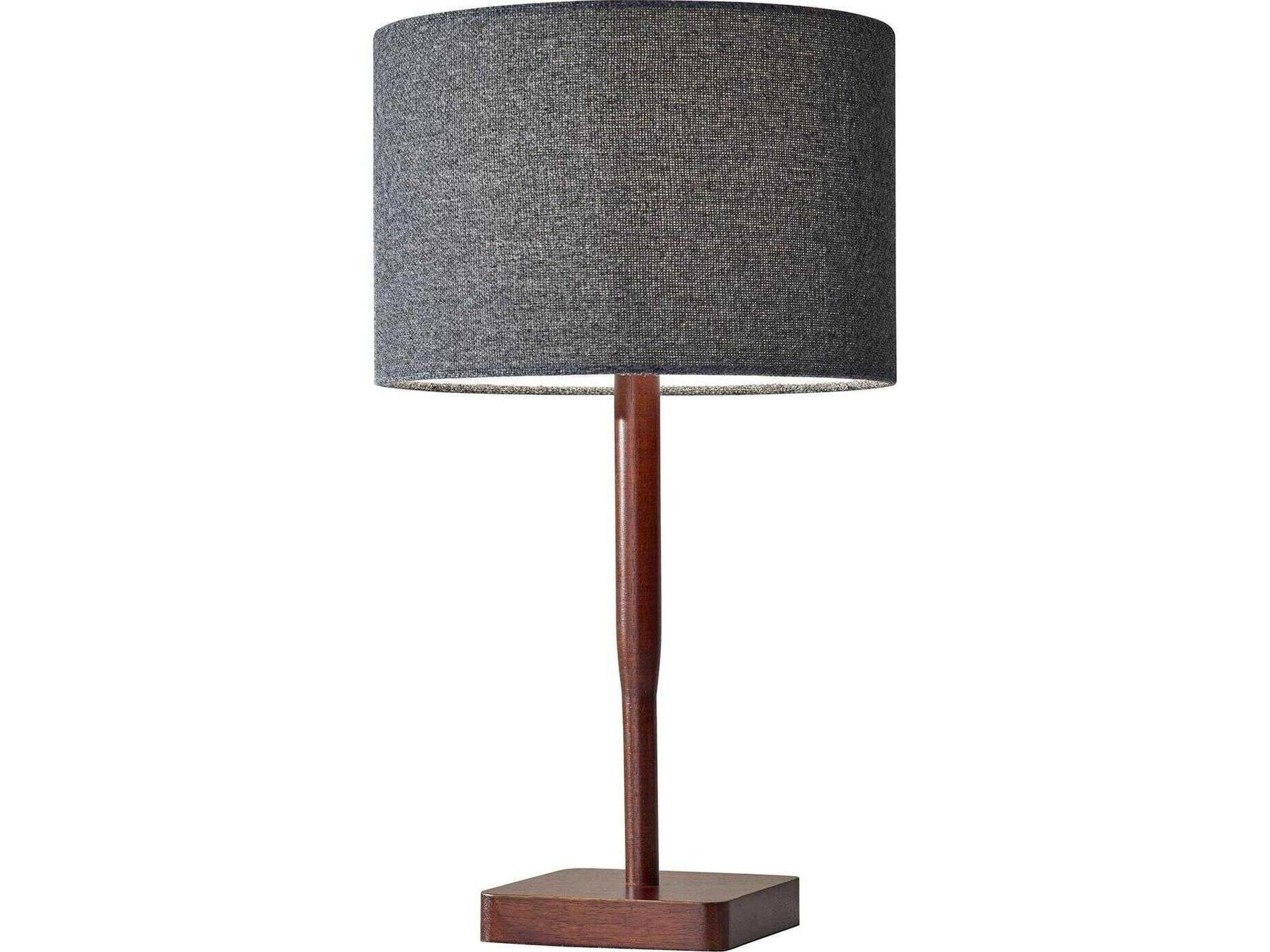 Ellis Table Lamp in Walnut Wood