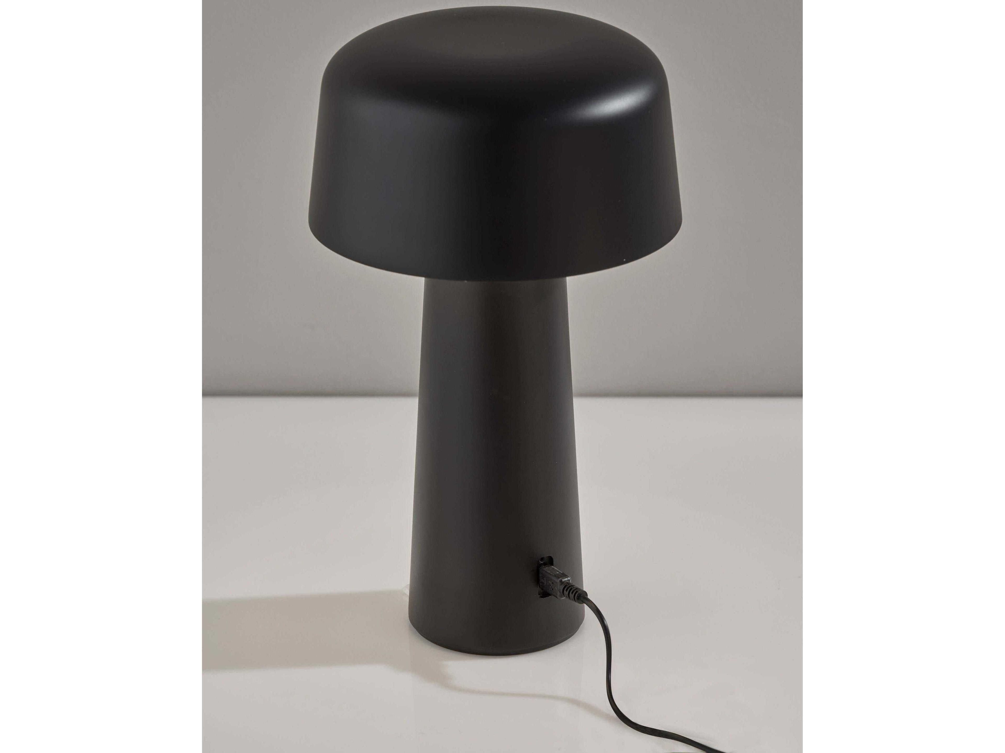 Adesso Lenny Black Table Lamp