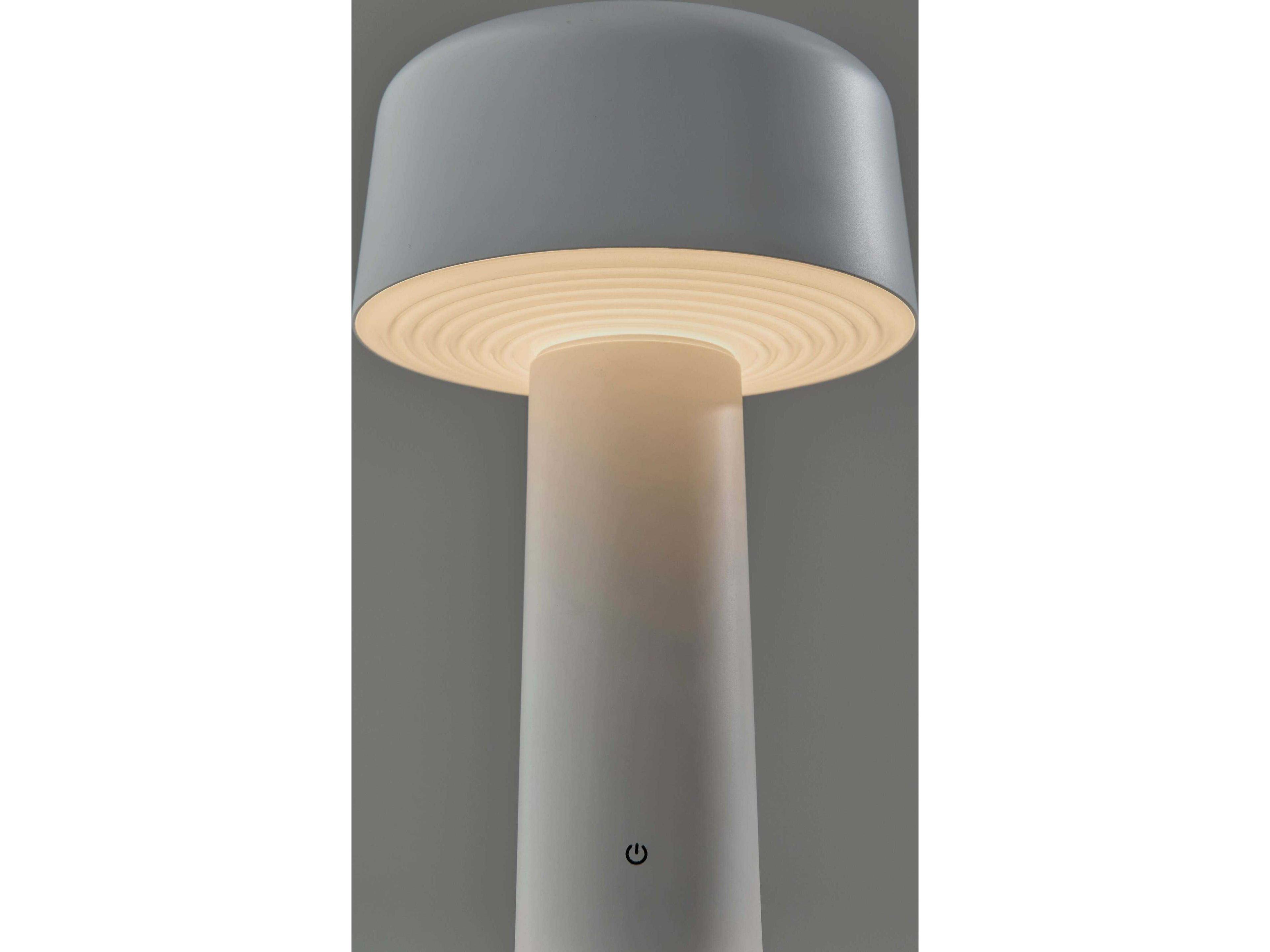 Adesso Lenny White Table Lamp