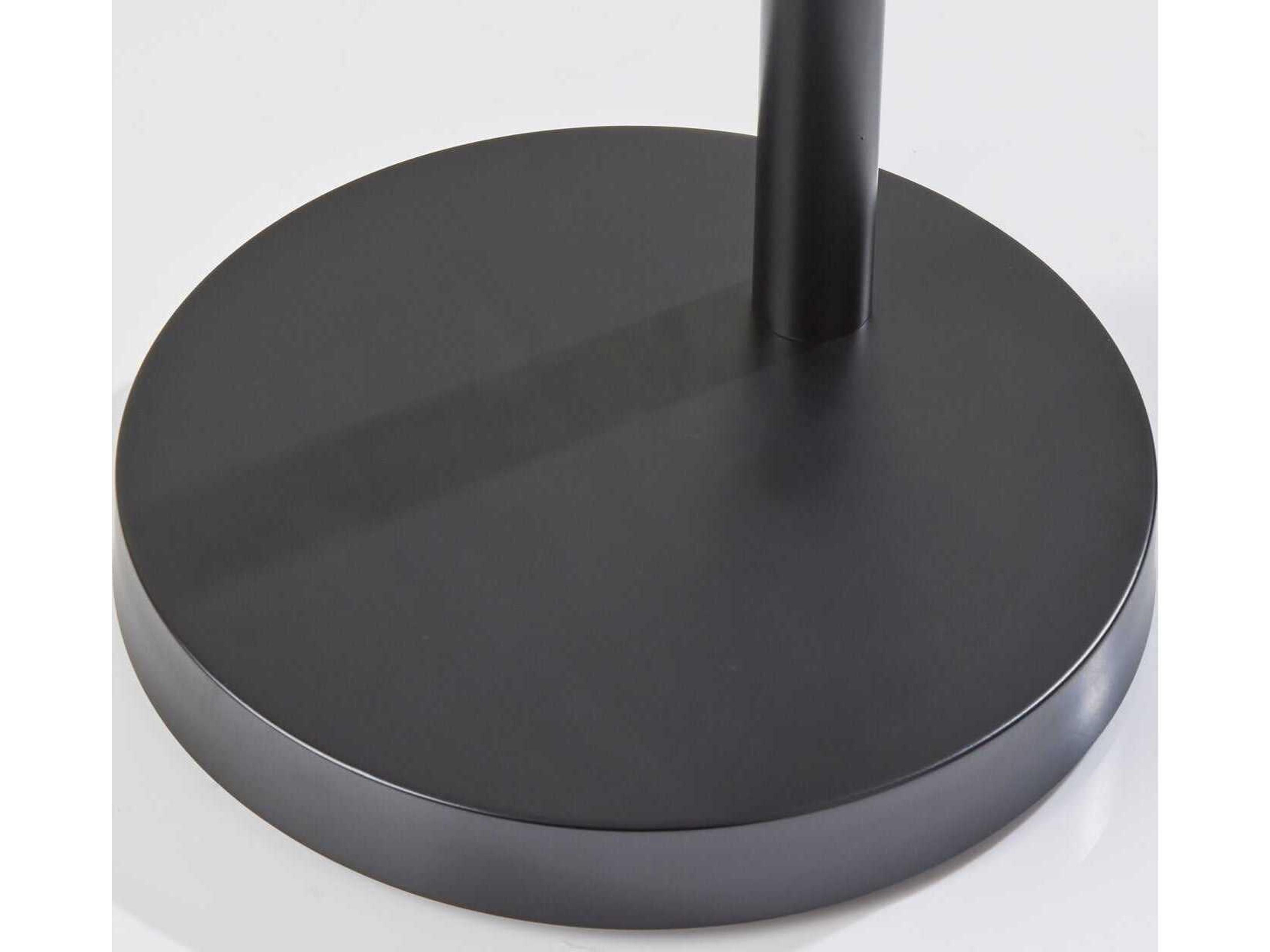 Adesso Braxton Dark Bronze Light Brown Textured Fabric Floor Lamp