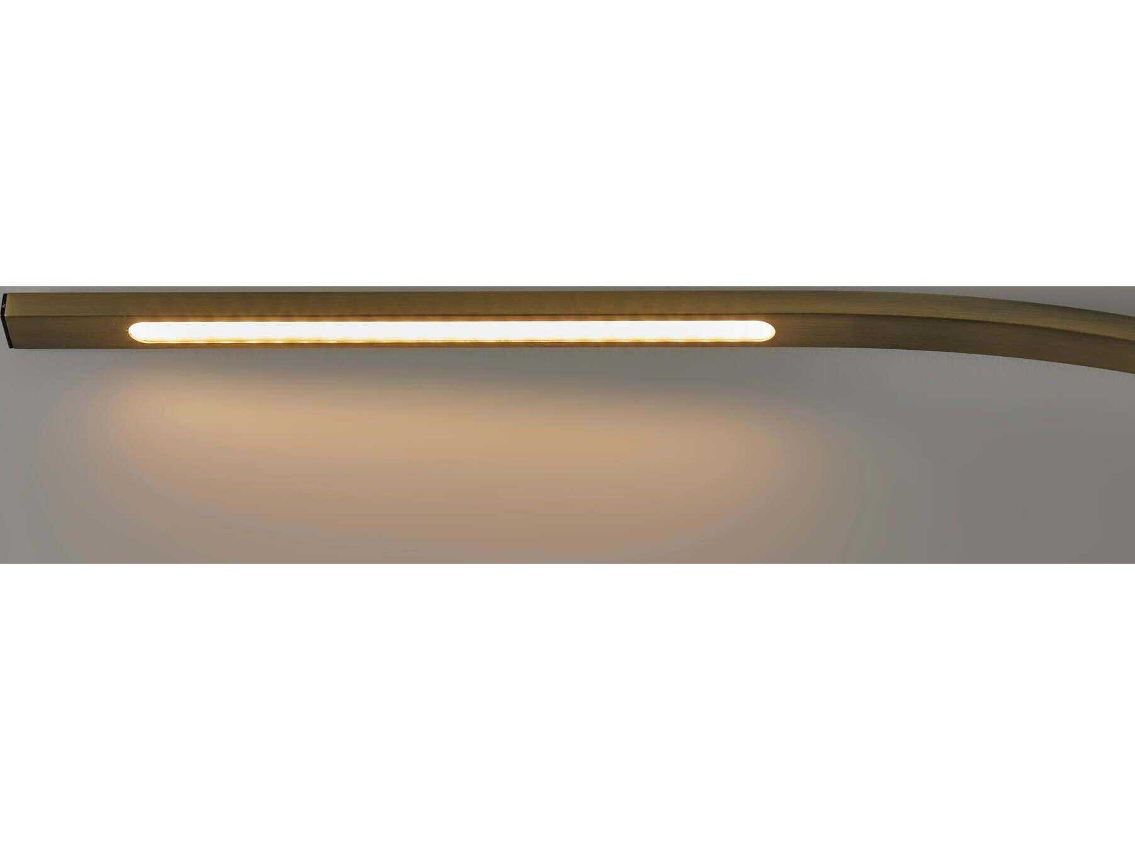 Adesso Sonic Antique Brass Floor Lamp