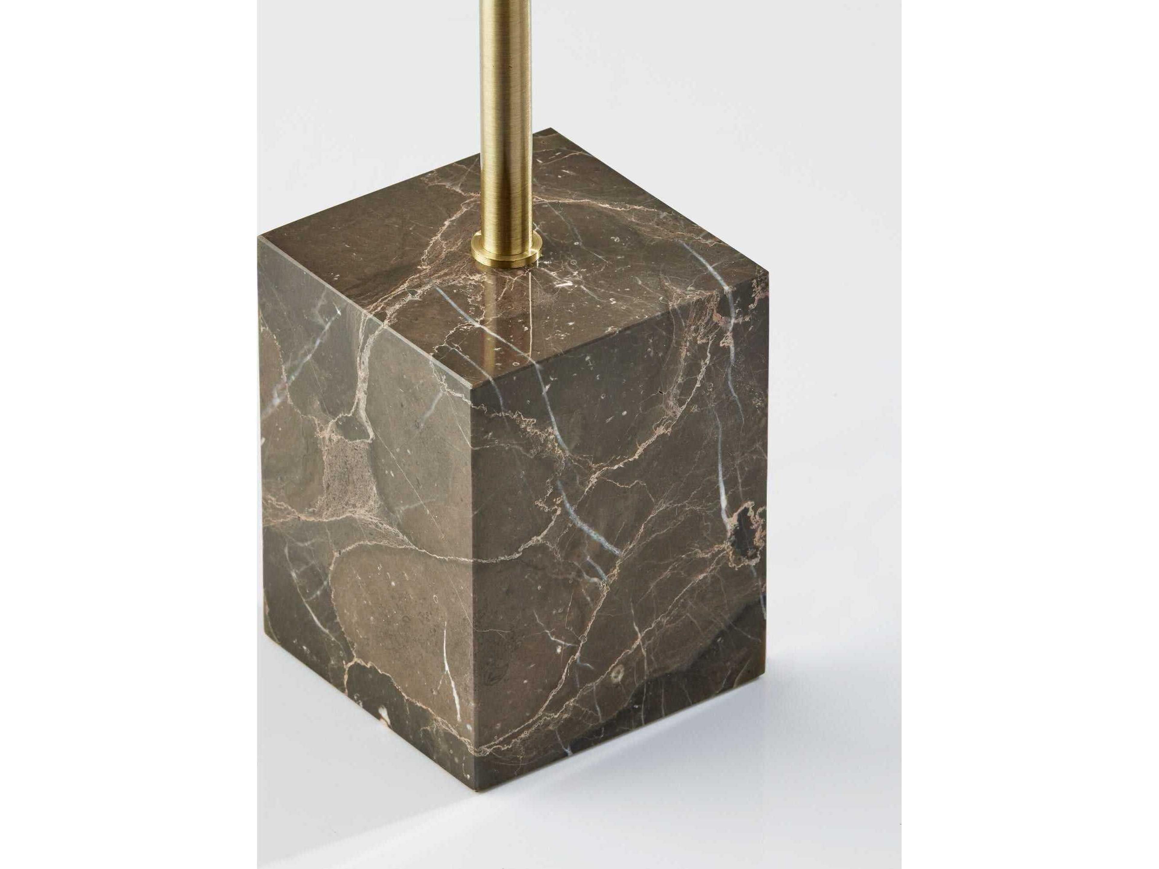 Adesso Hawthorne Antique Brass Floor Lamp