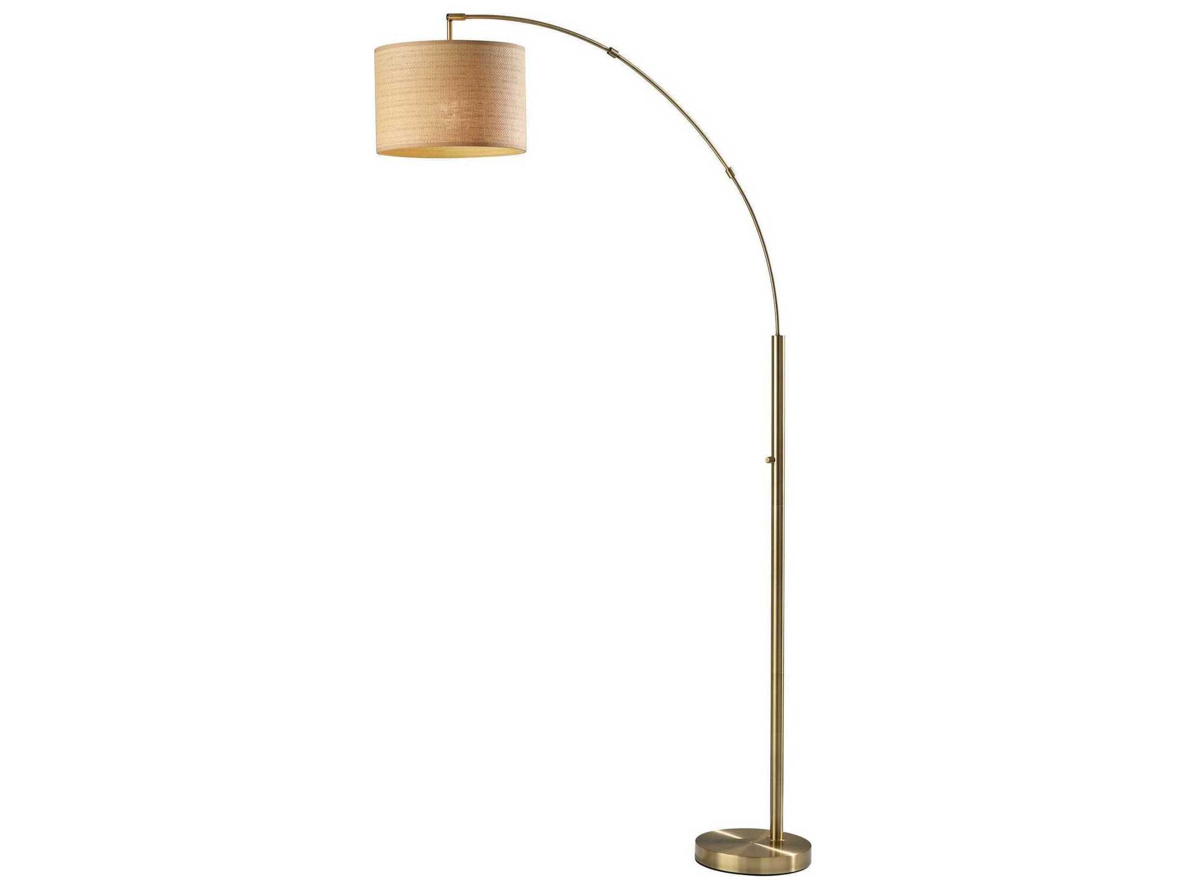 Bowery Arc Lamp in Antique Brass