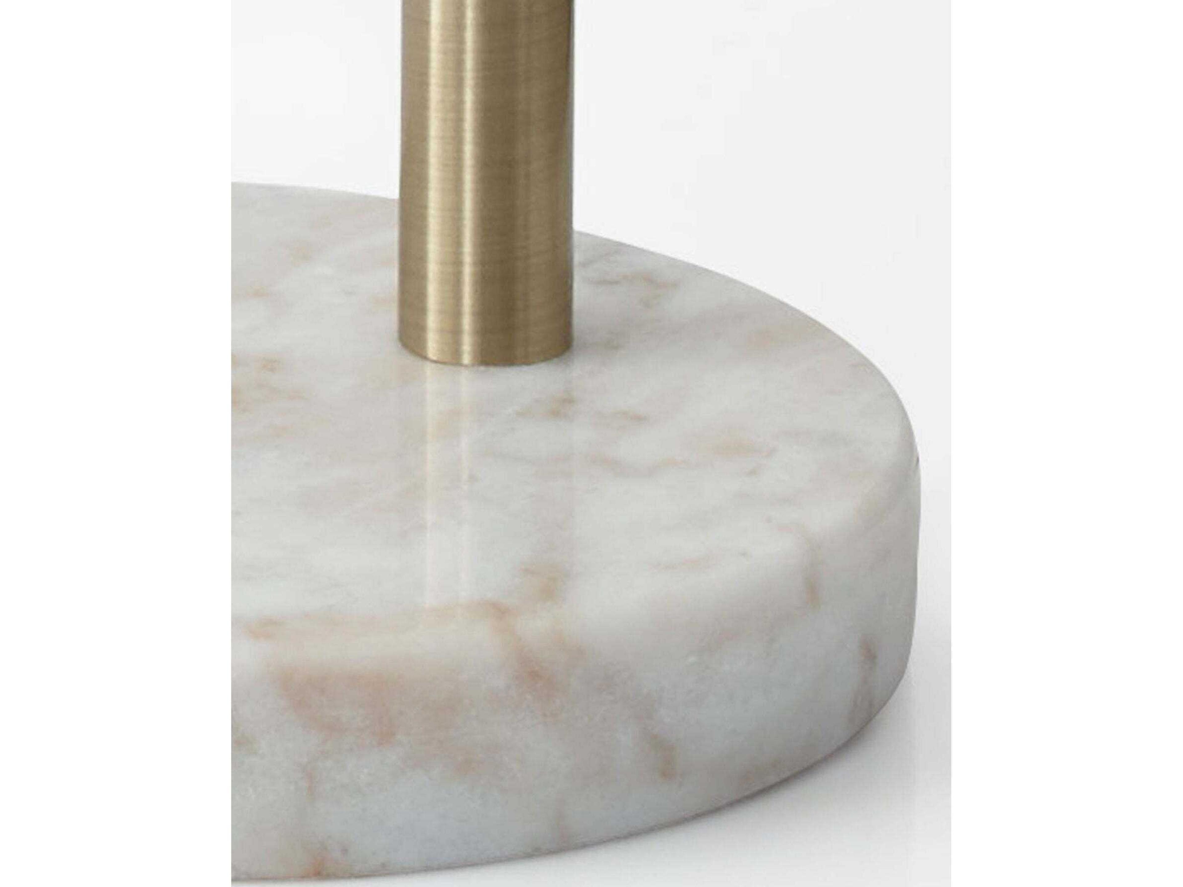 Adesso Bowery Antique Brass Floor Lamp