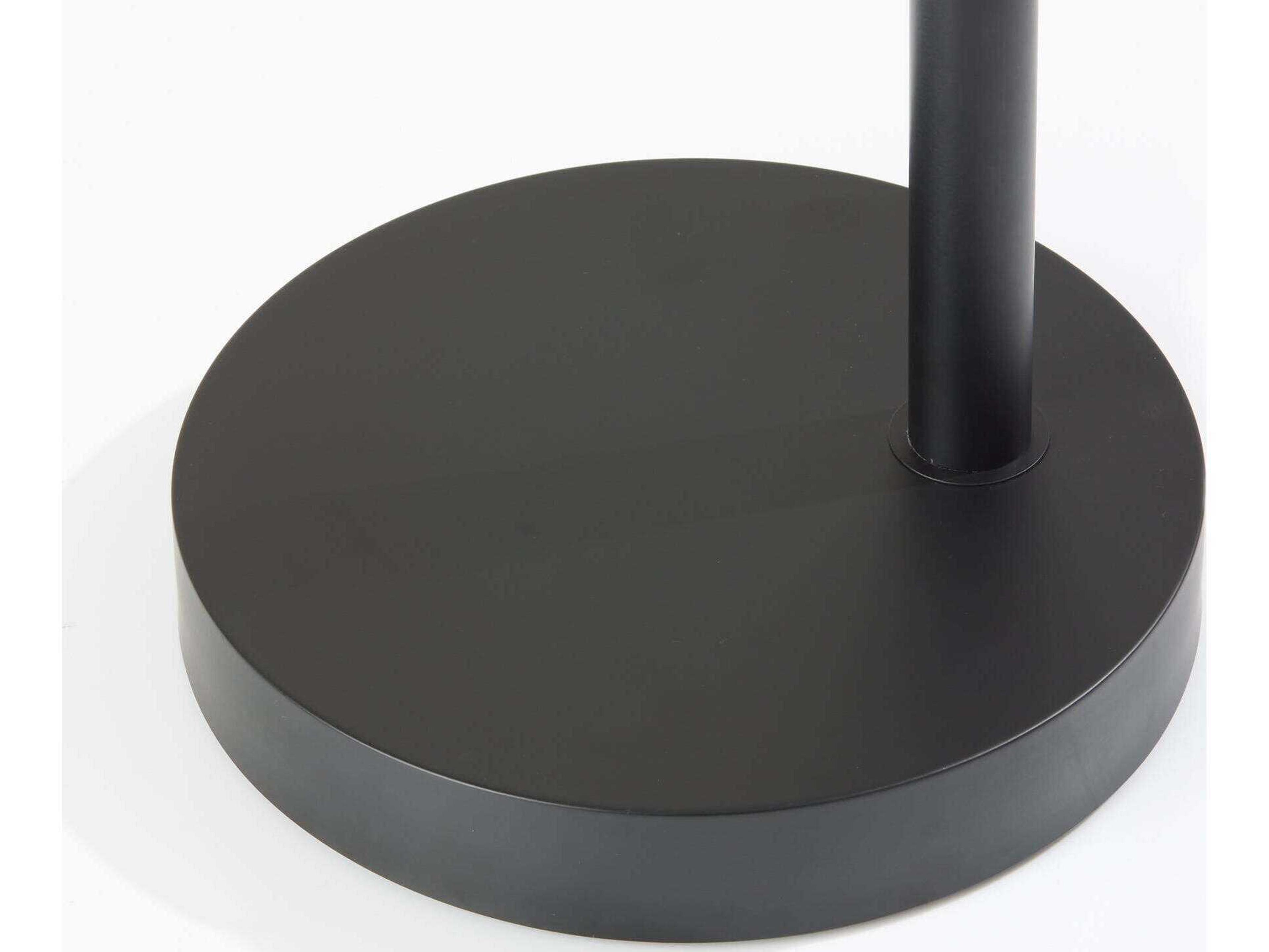 Adesso Bowery Black Natural Woven With Trim Floor Lamp