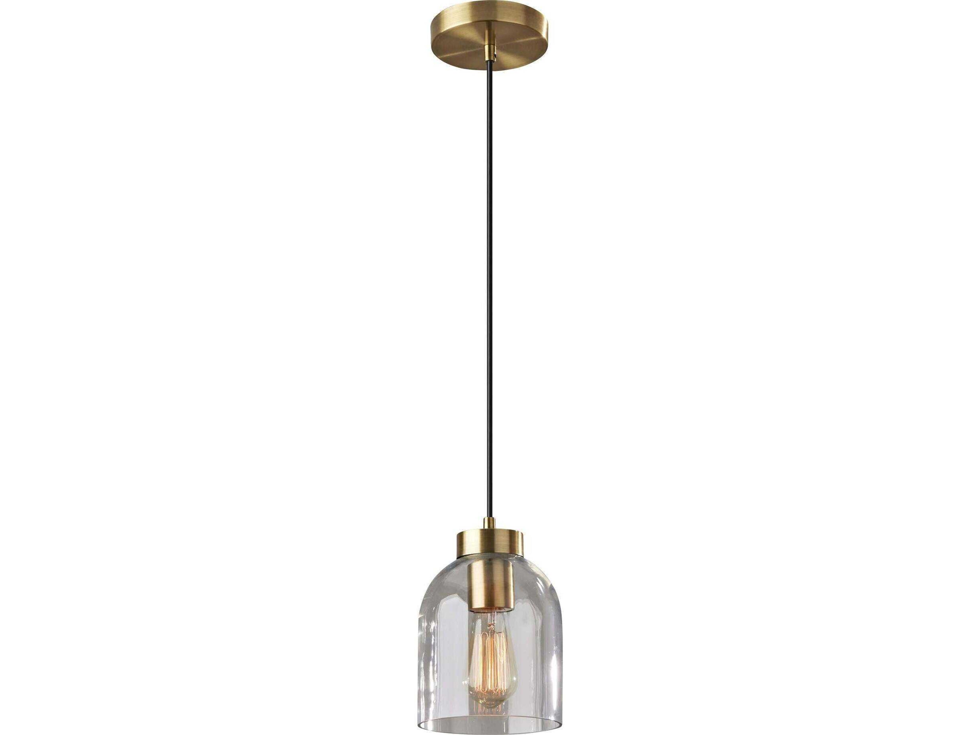 Bristol Pendant Light in Antique Brass