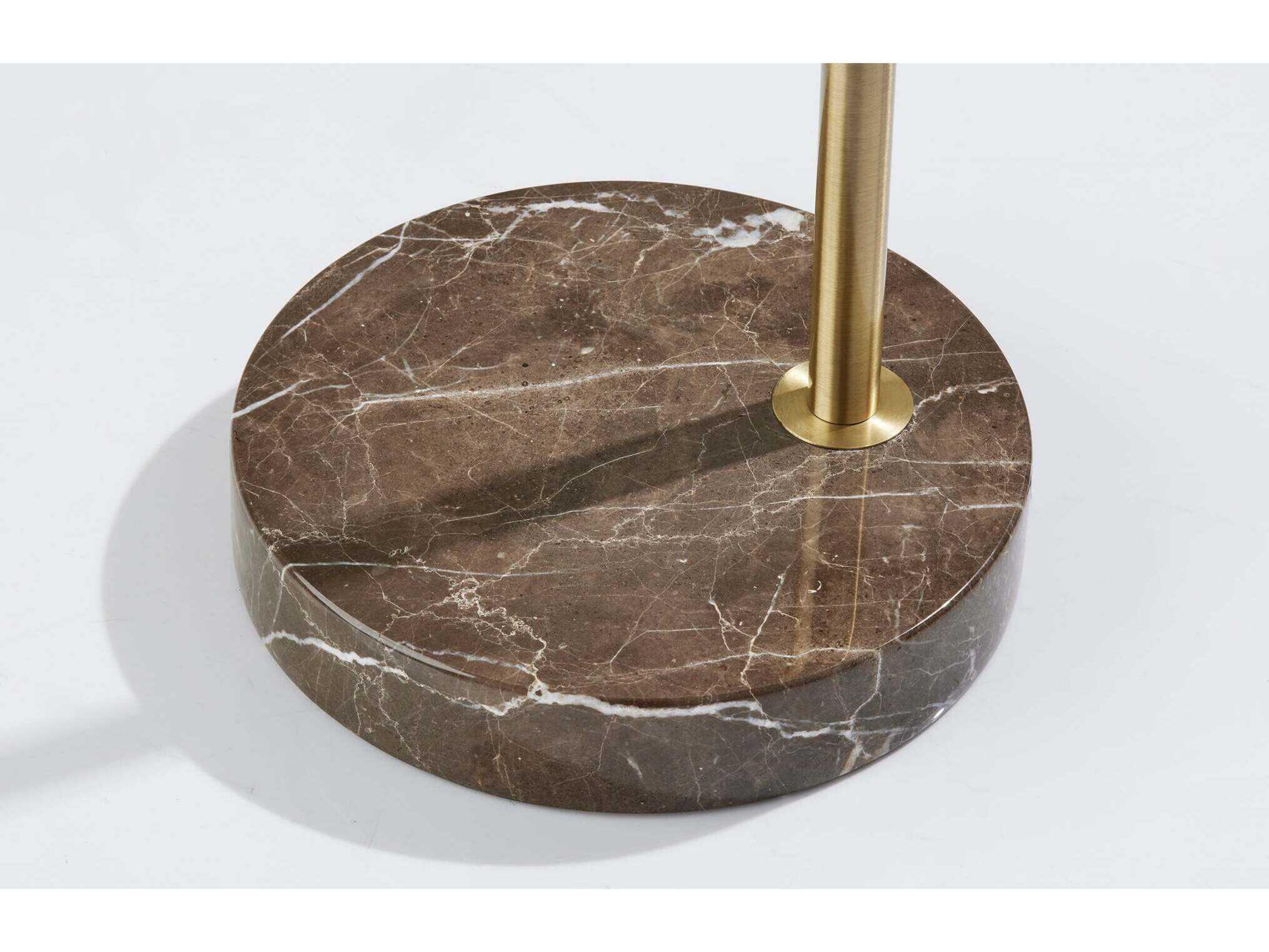 Adesso Bolton Antique Brass Floor Lamp