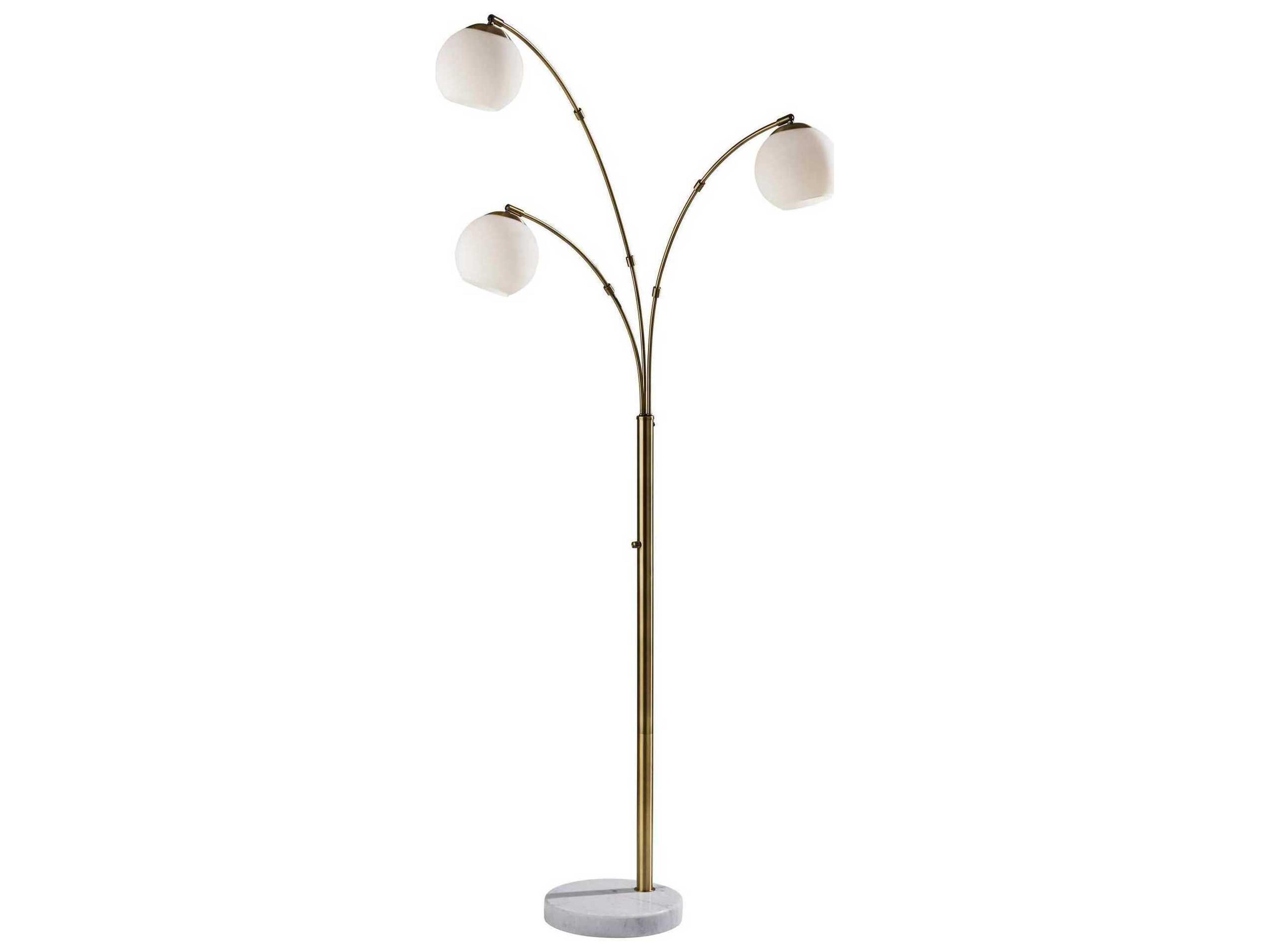 Piedmont Combo Floor Lamp Torchiere with Reading Light