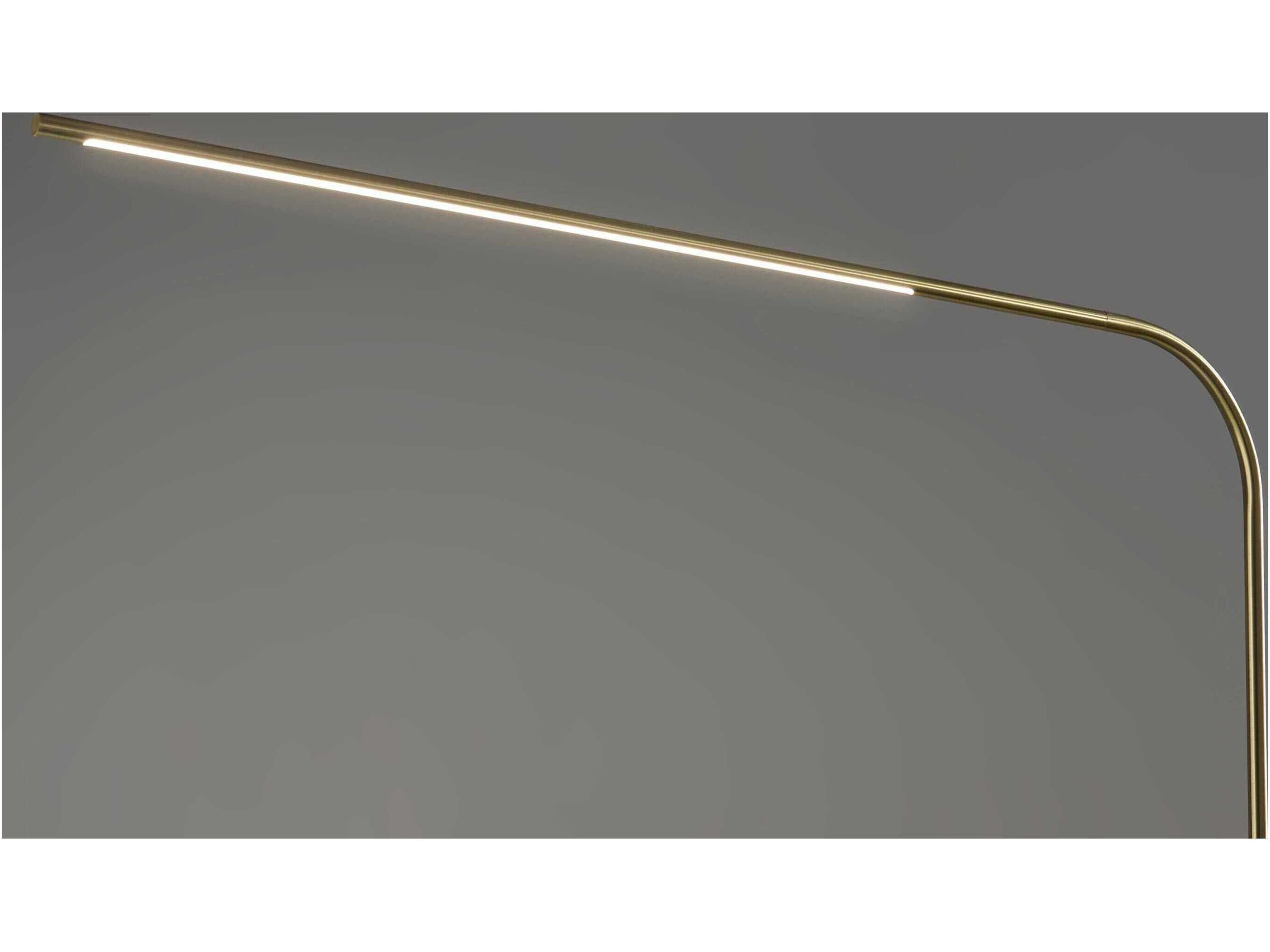 Adesso Cullen Antique Brass Floor Lamp