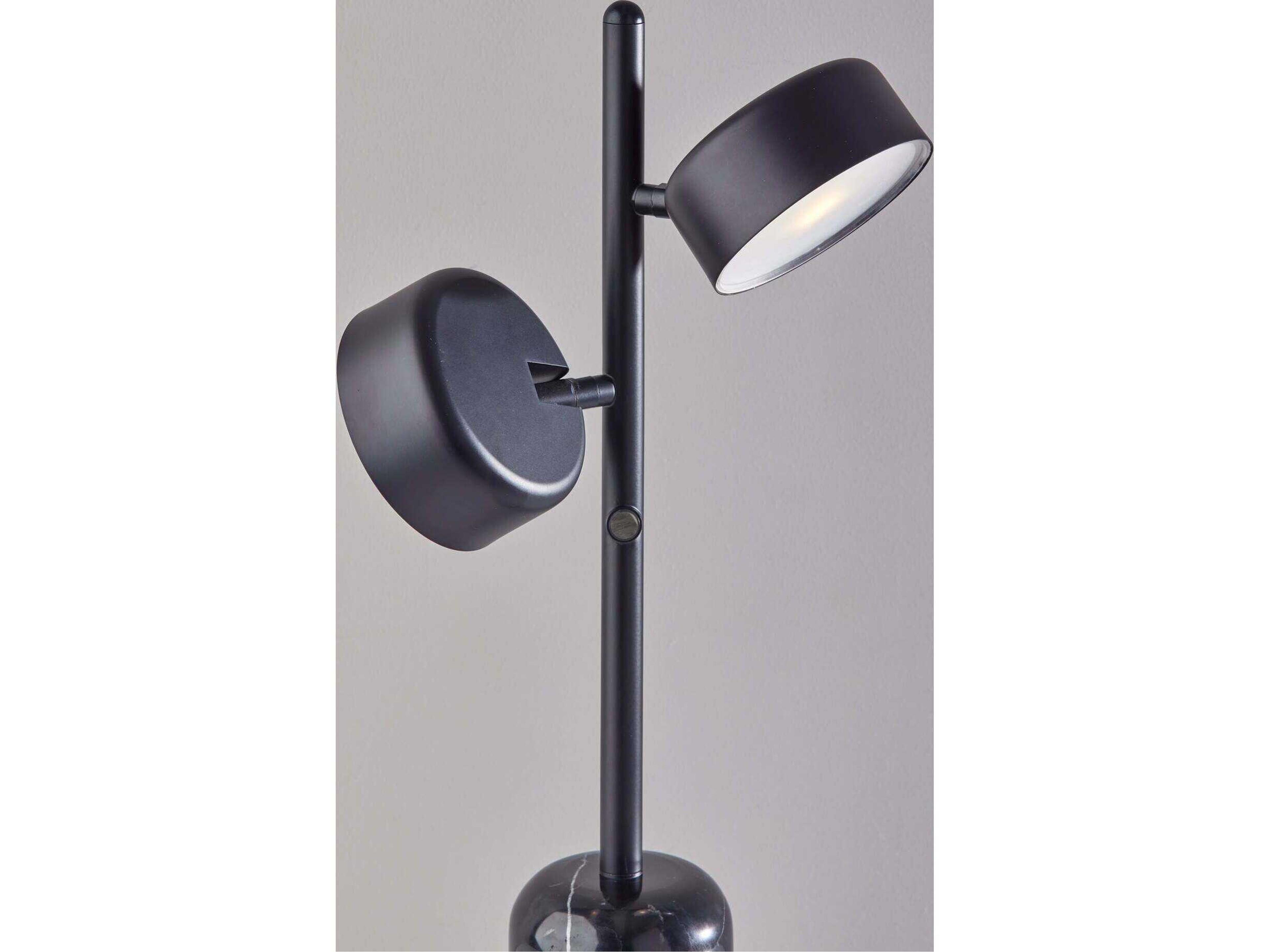 Adesso Bryant Black Metal Table Lamp
