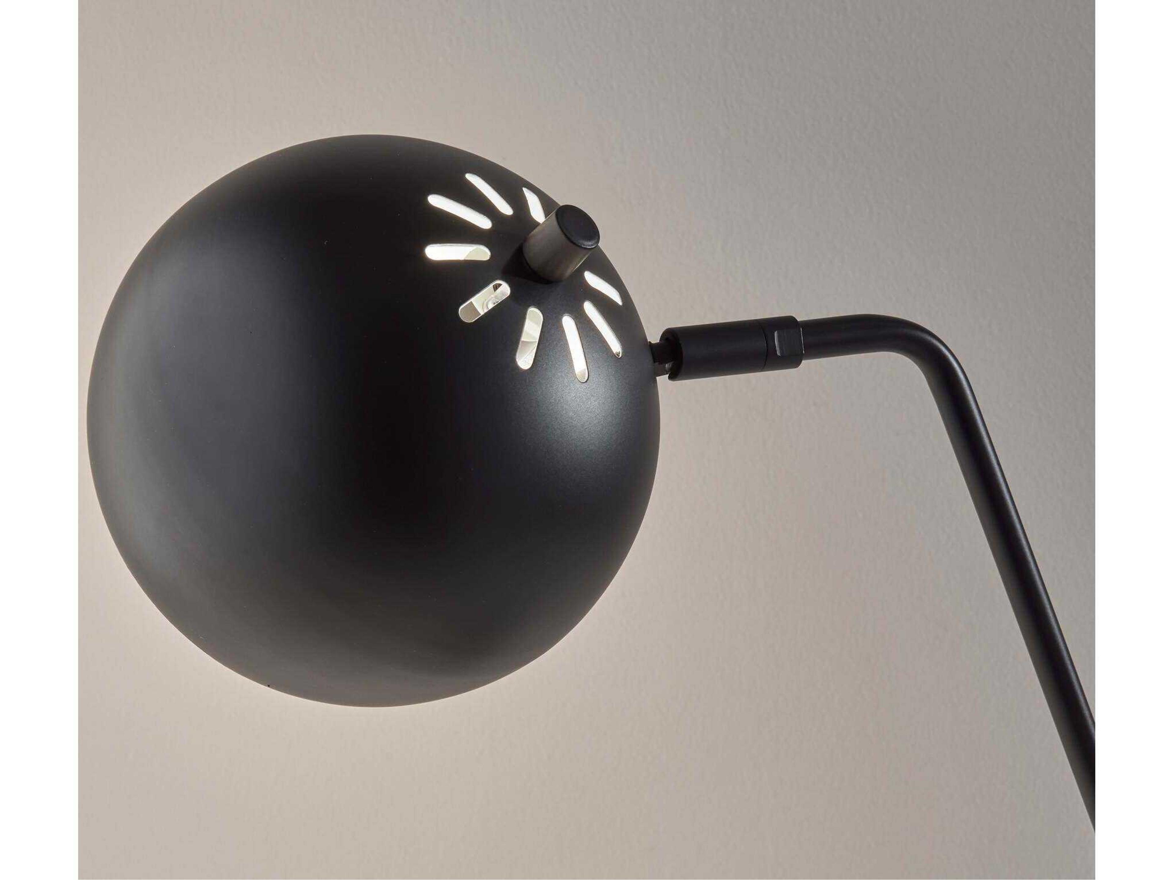 Adesso Emerson Black Painted Metal Desk Lamp