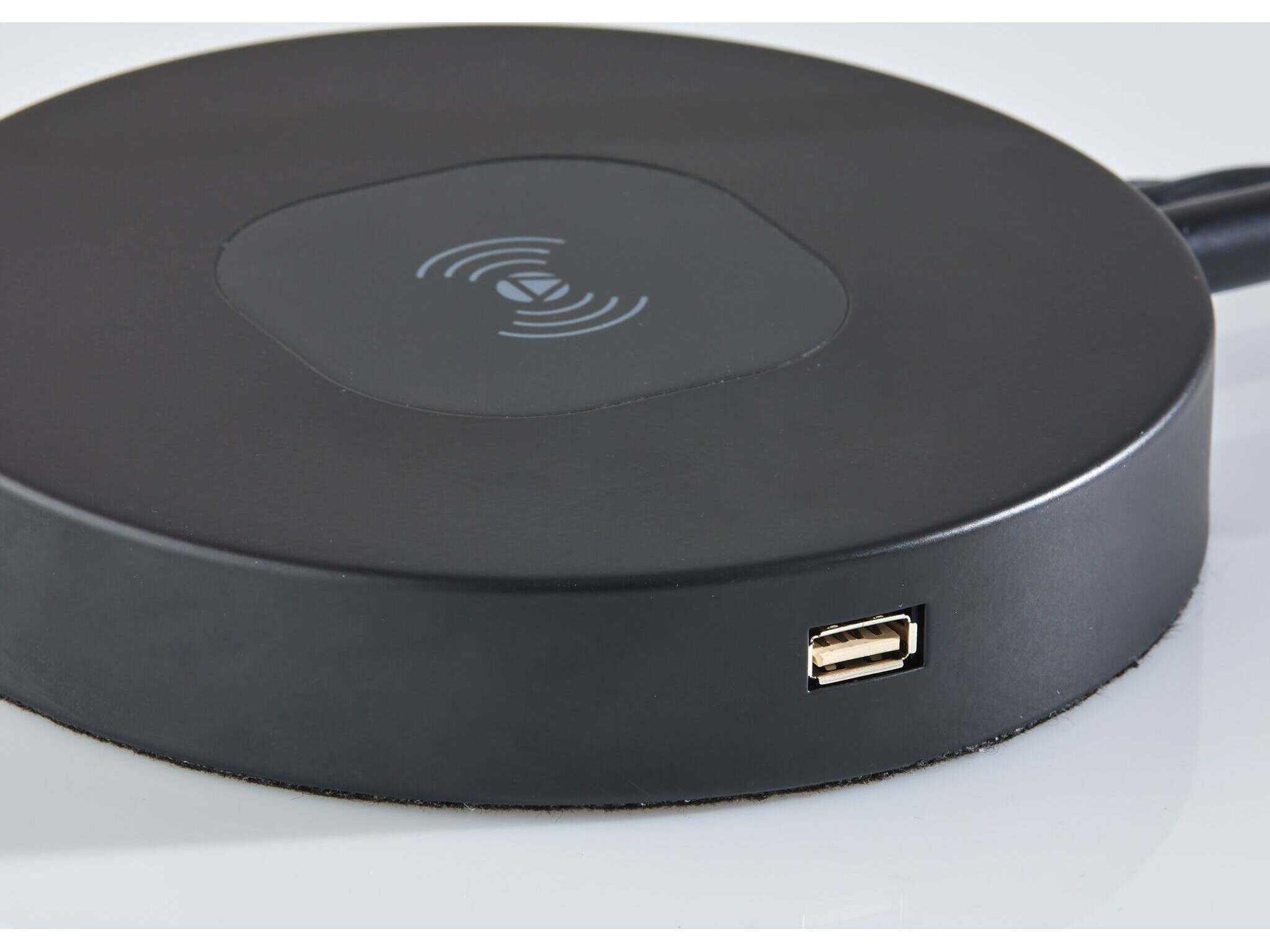 Adesso Emerson Black Painted Metal Desk Lamp