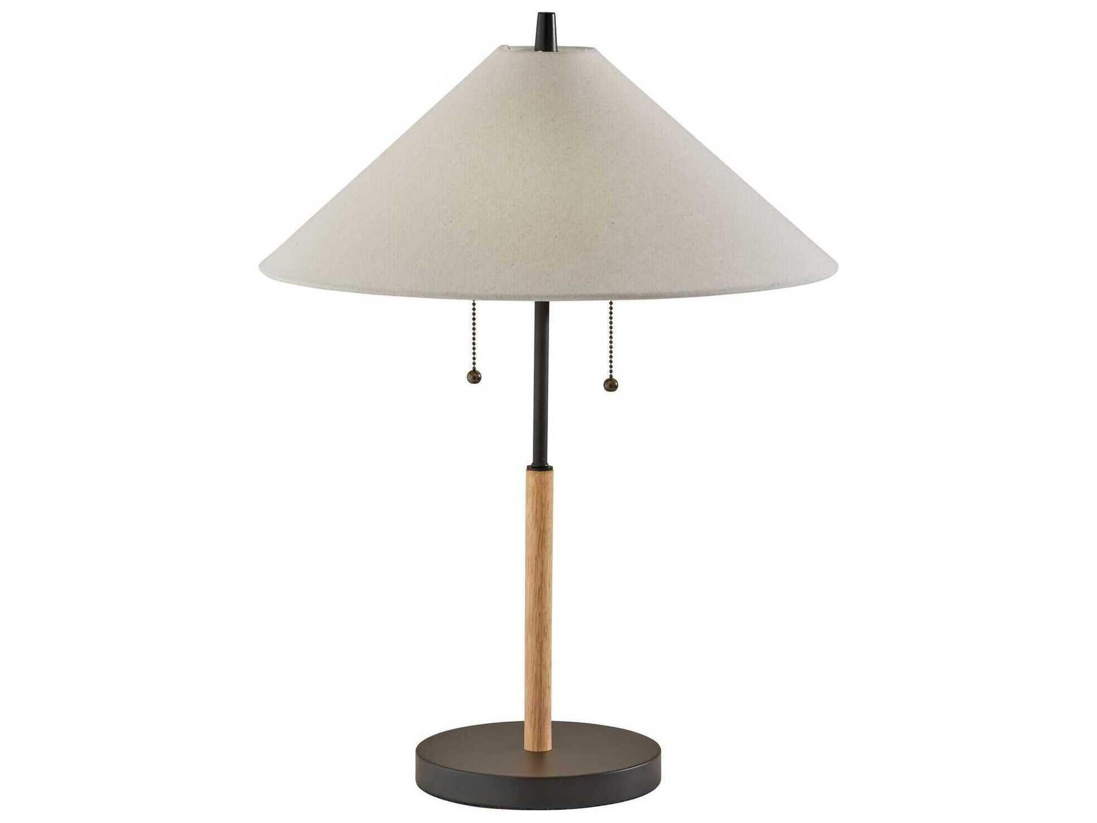 Palmer Table Lamp with Mixed Materials and Modern Style