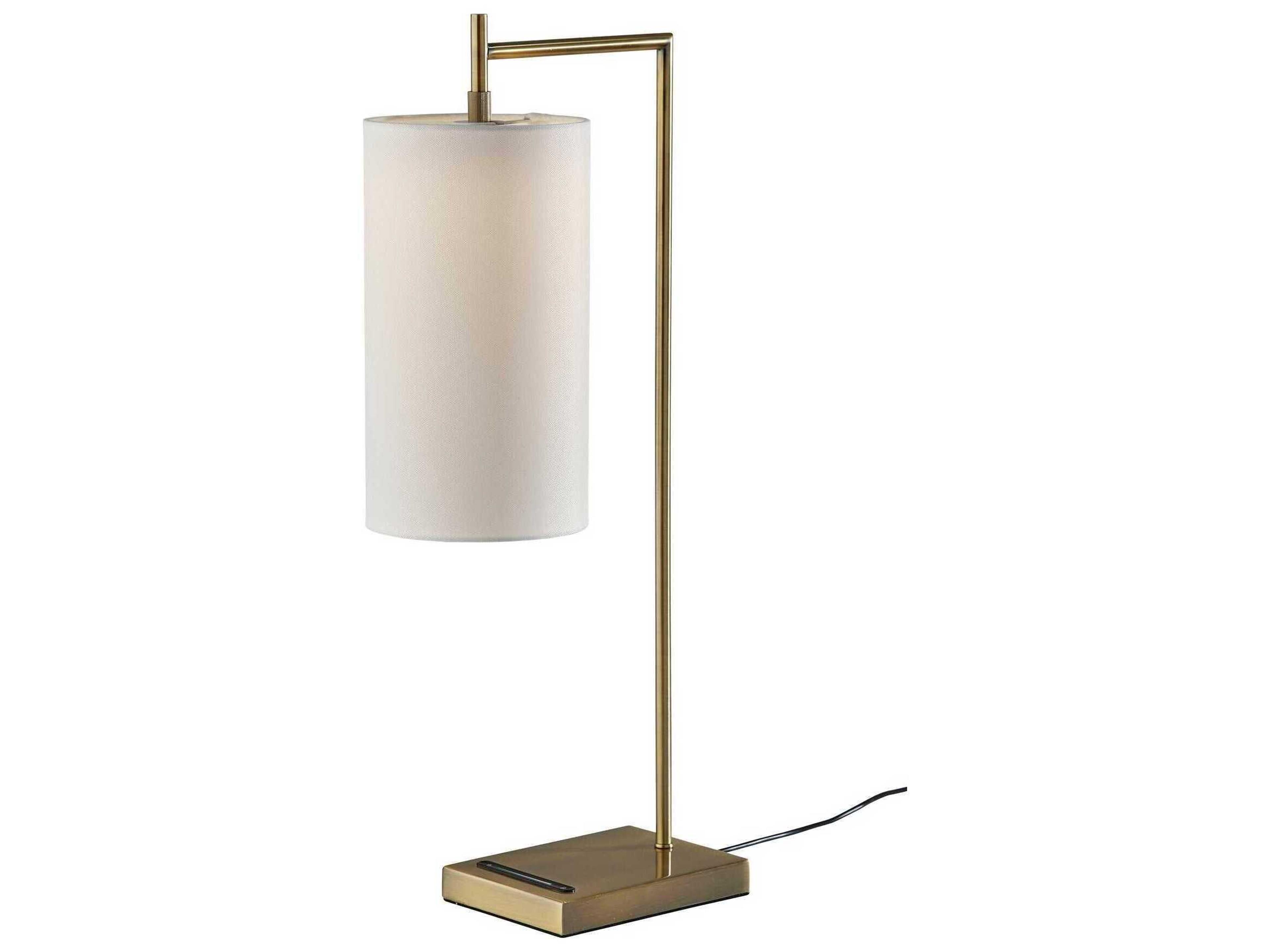 Matilda Table Lamp Antique Brass LED with Smart Switch