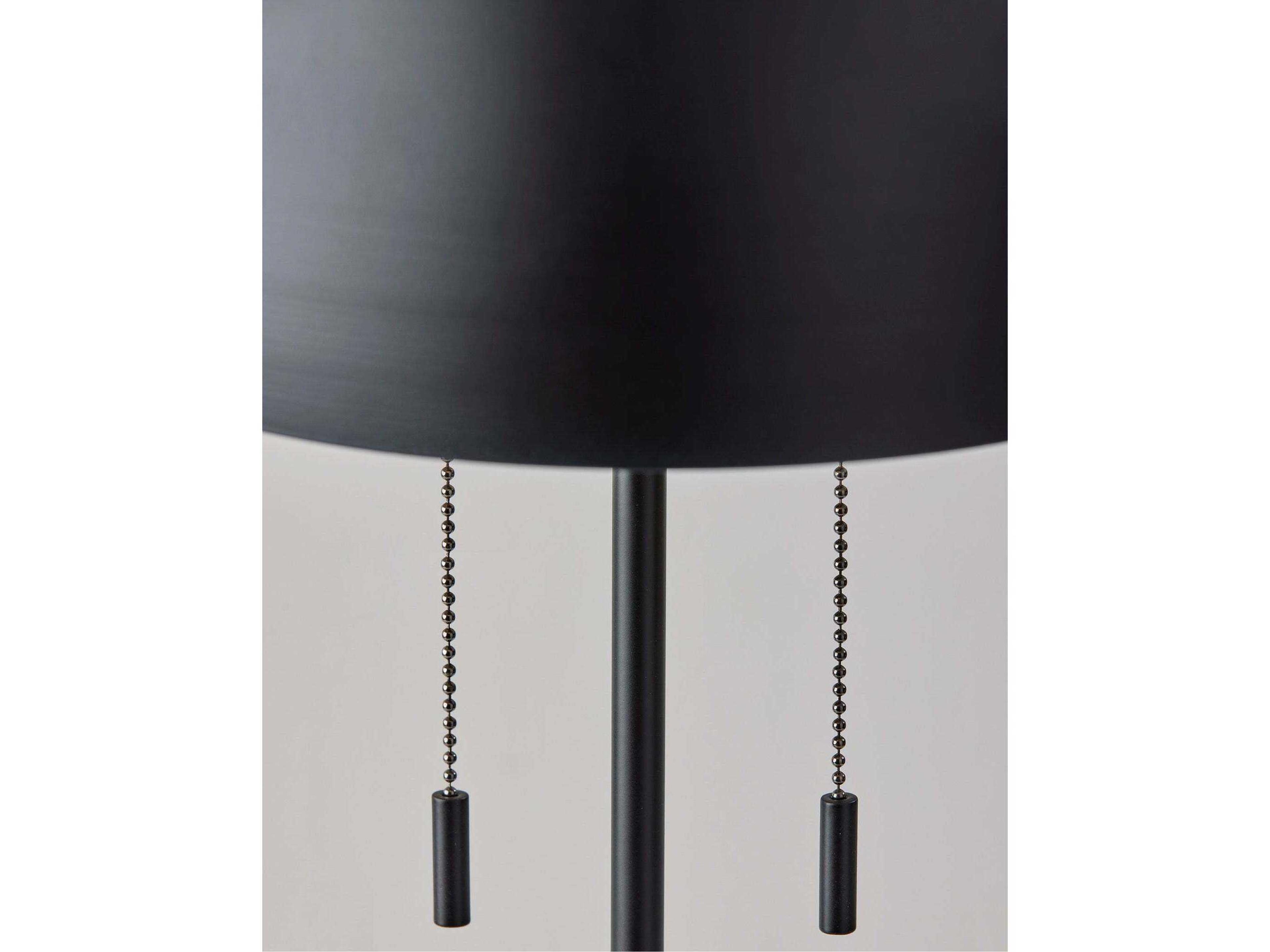 Adesso Wilder Black Metal Table Lamp