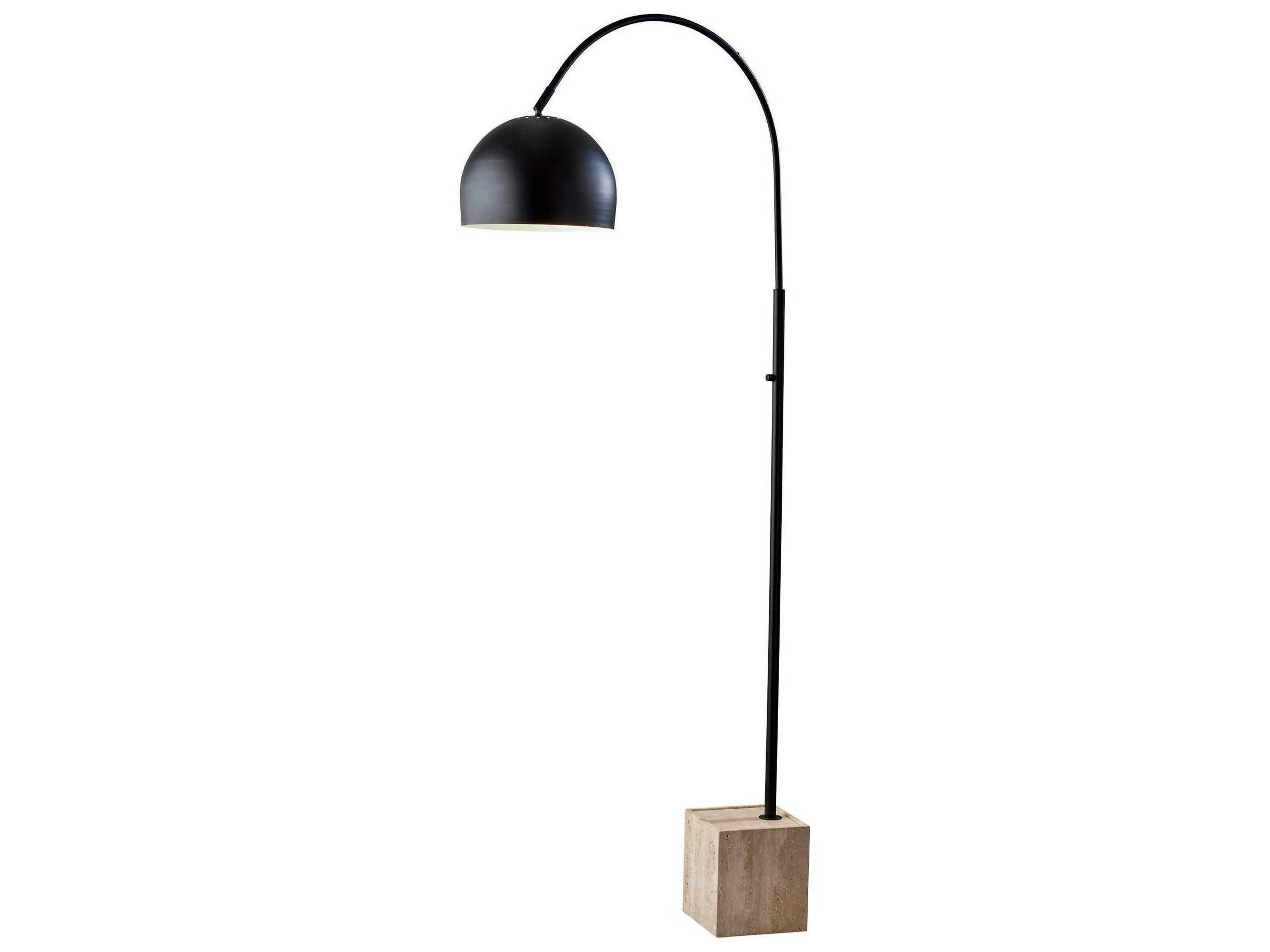 Stix Table Lantern Black Cane Stick