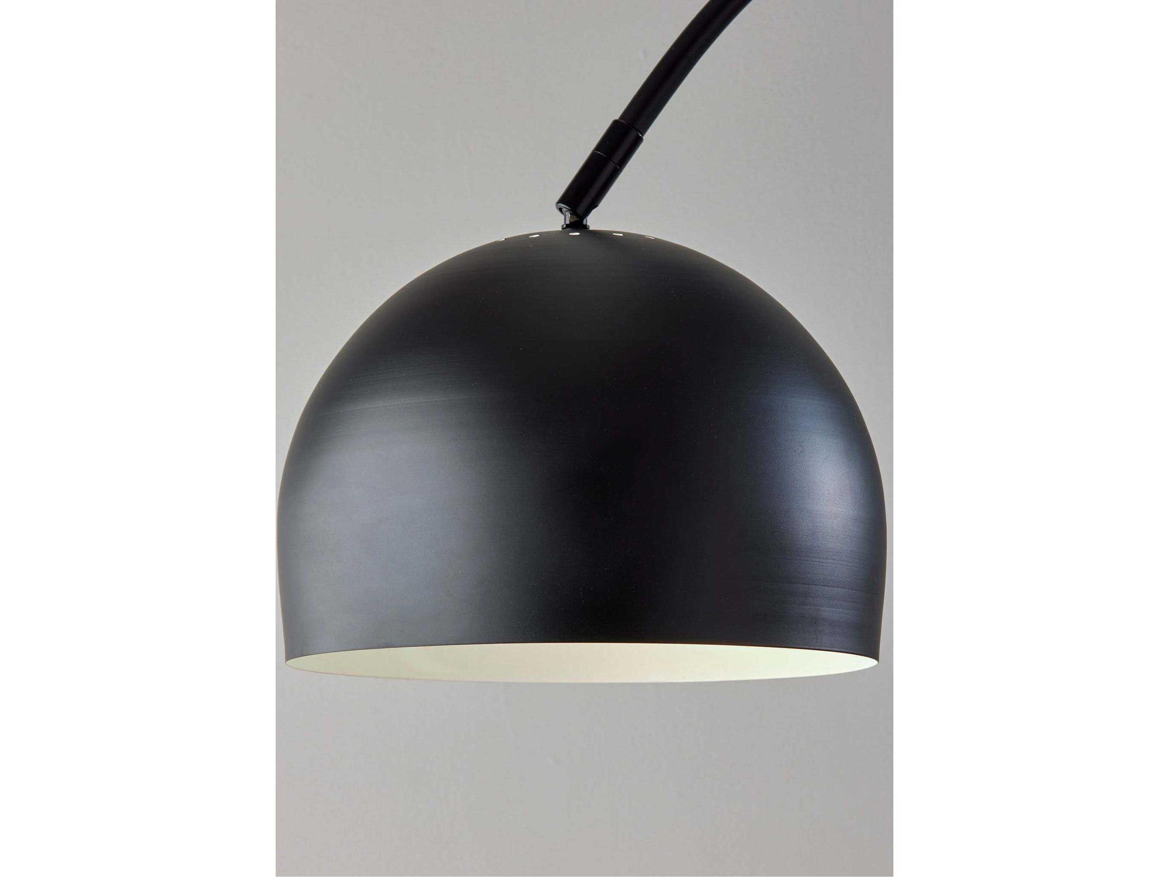Adesso Wilder Black Metal Floor Lamp