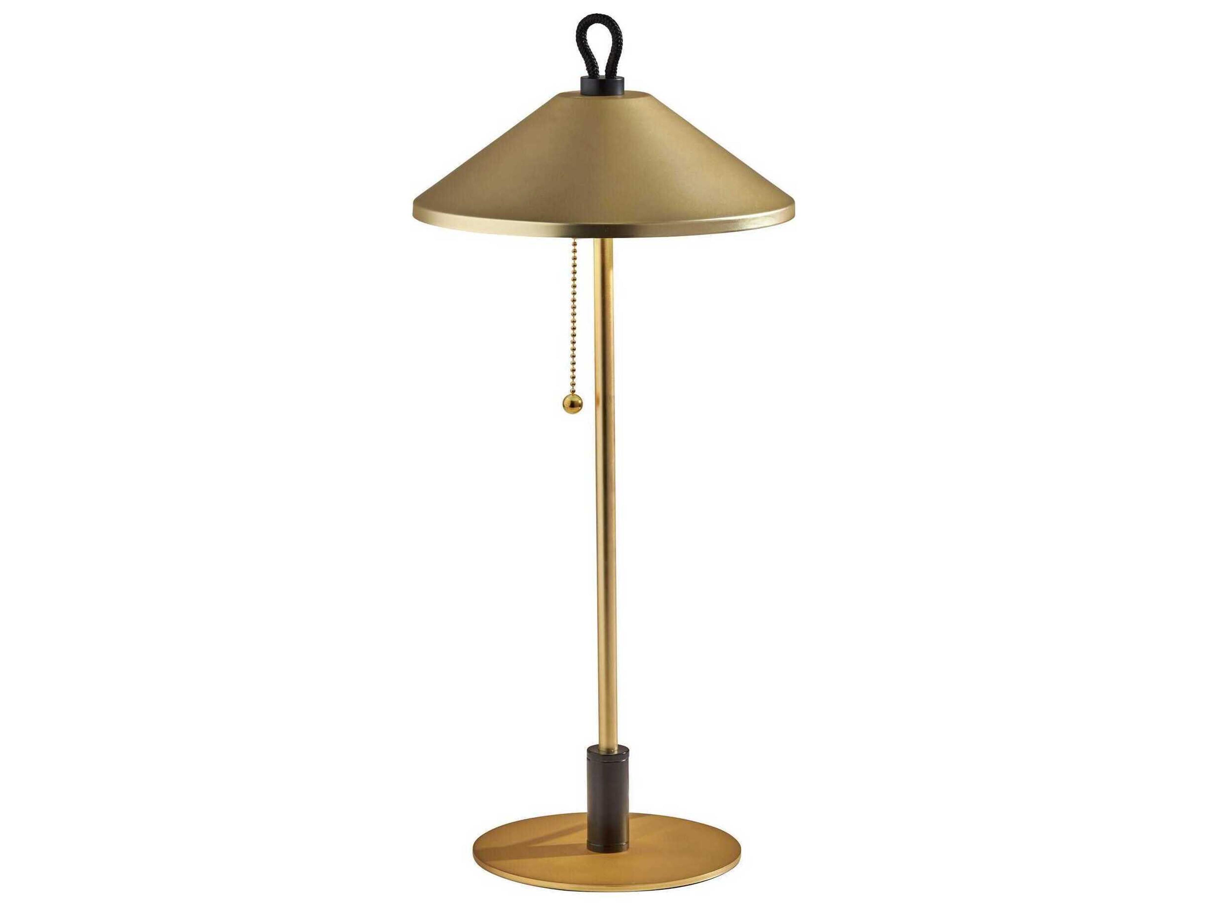 Kaden Table Lamp in Brass and Black
