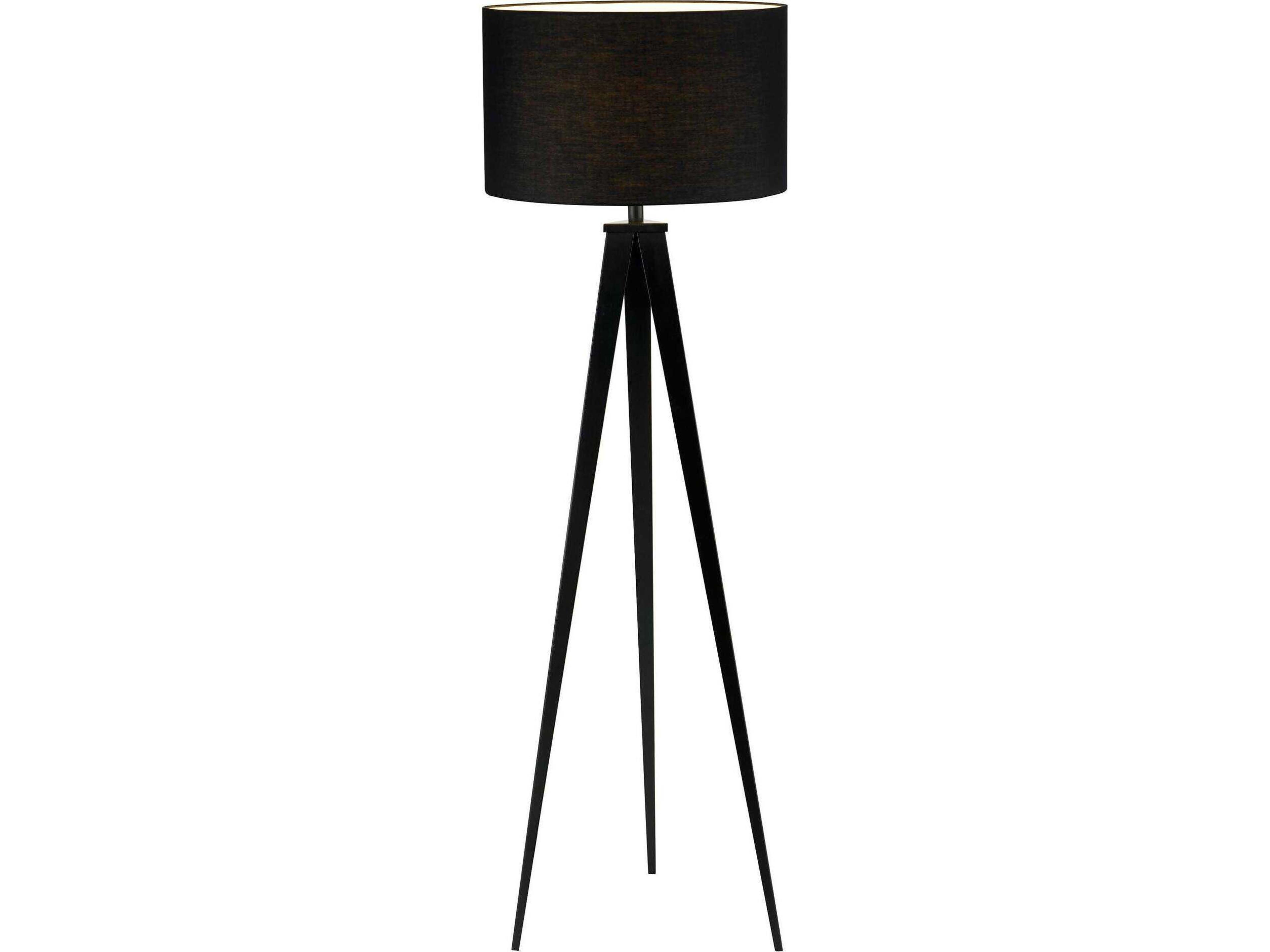 Director Tripod Floor Lamp Modern Black