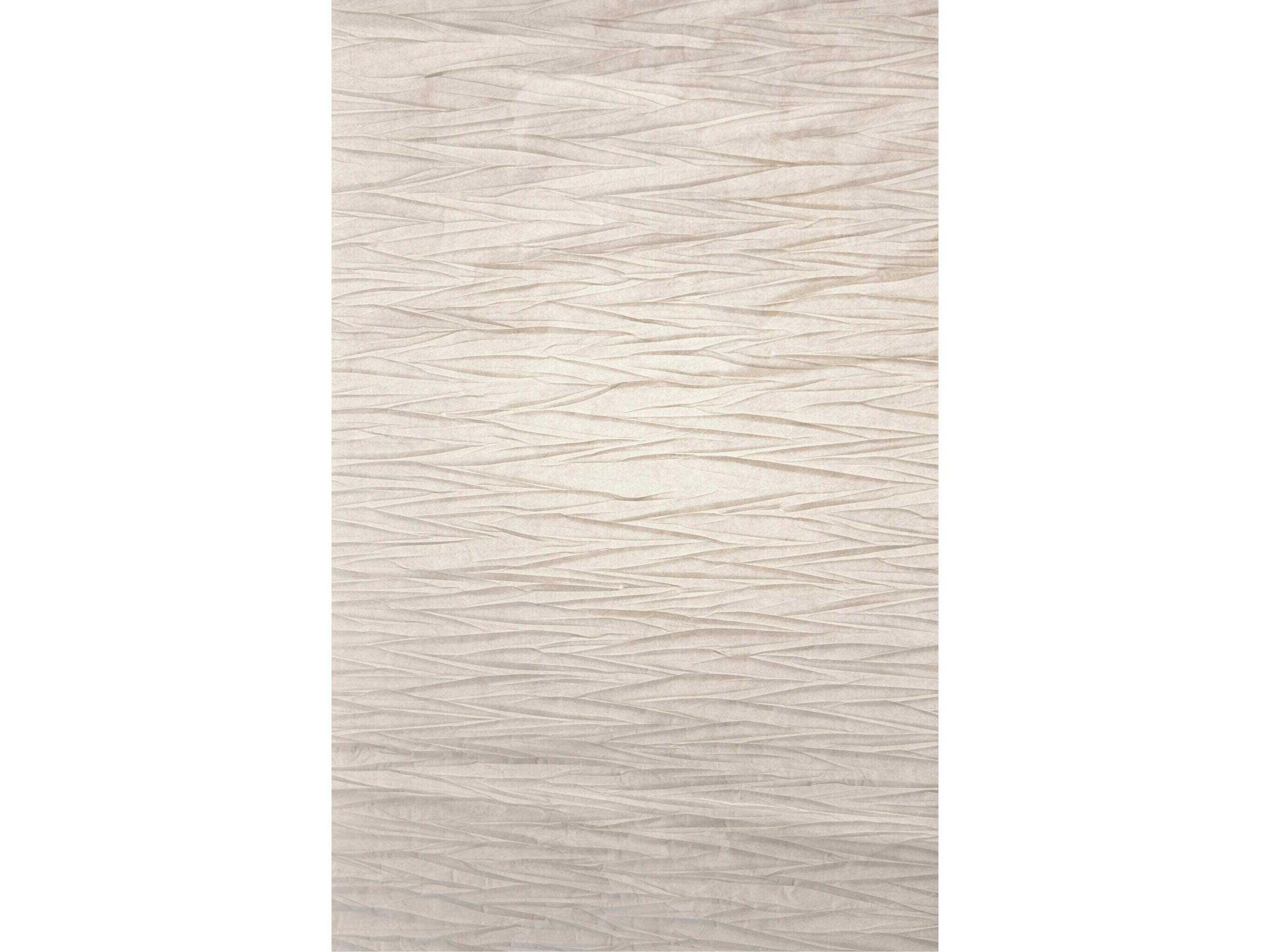 Adesso Dune Walnut White Crinkle Paper Off Floor Lamp