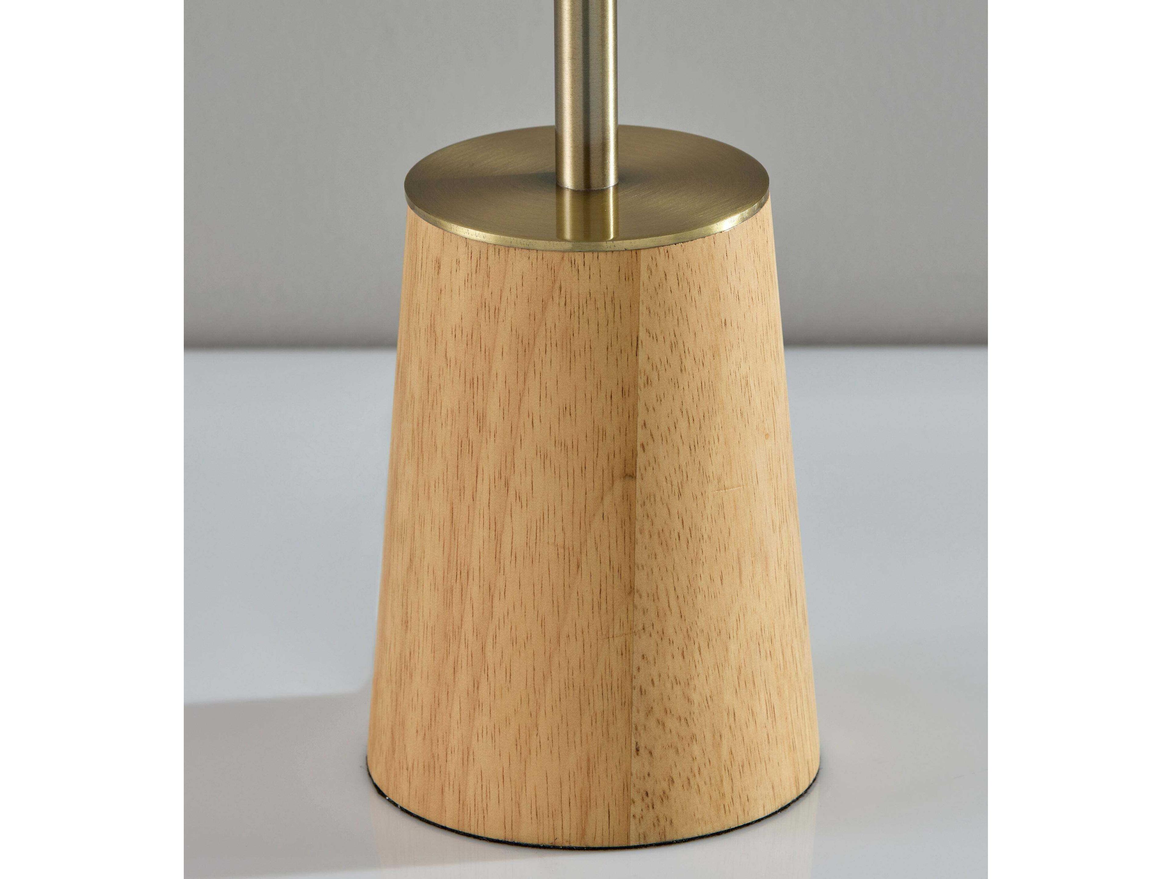 Adesso Josephine Antique Brass Metal Desk Lamp