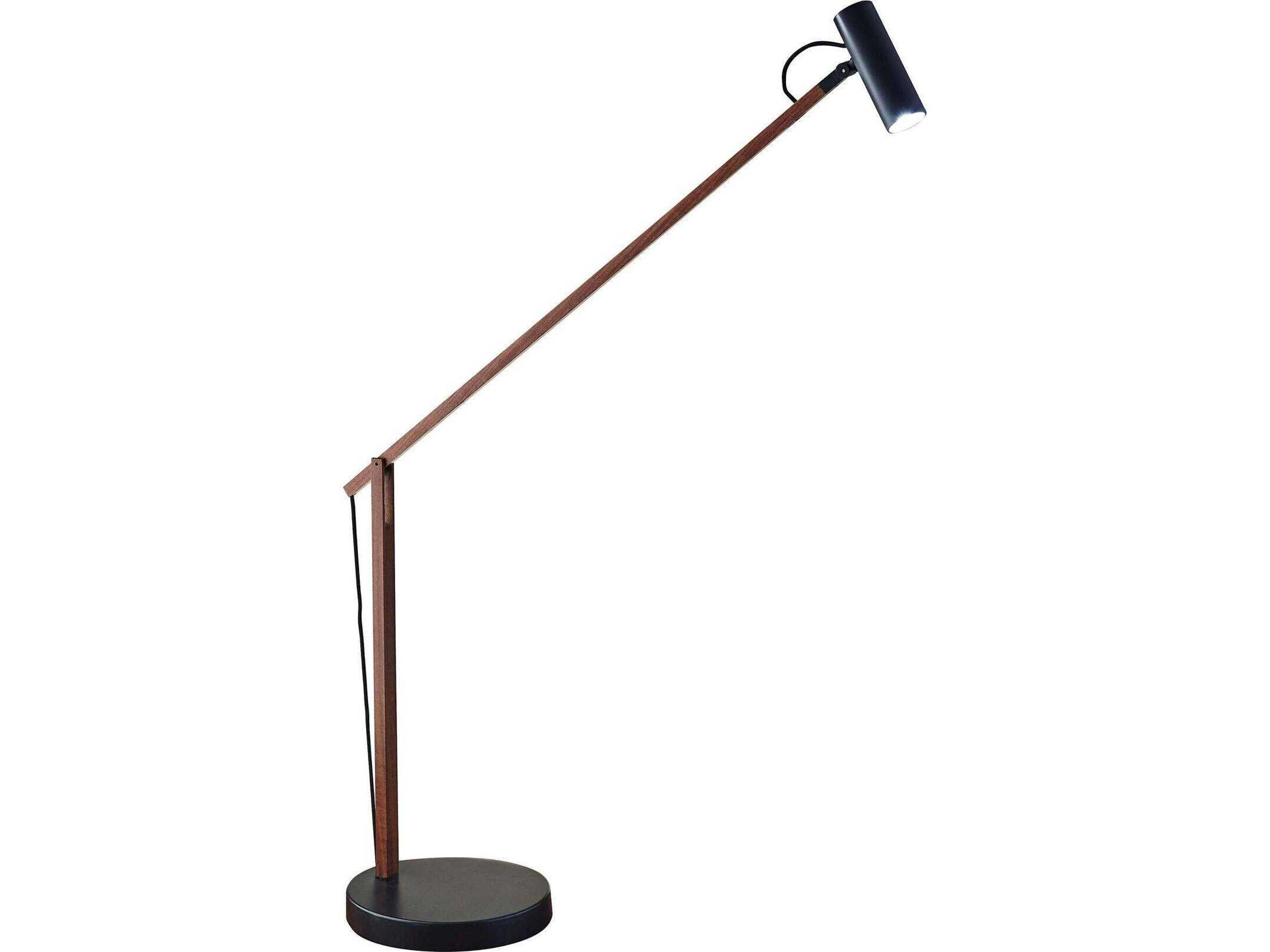 Crane LED Desk Lamp Adjustable Wood Arm