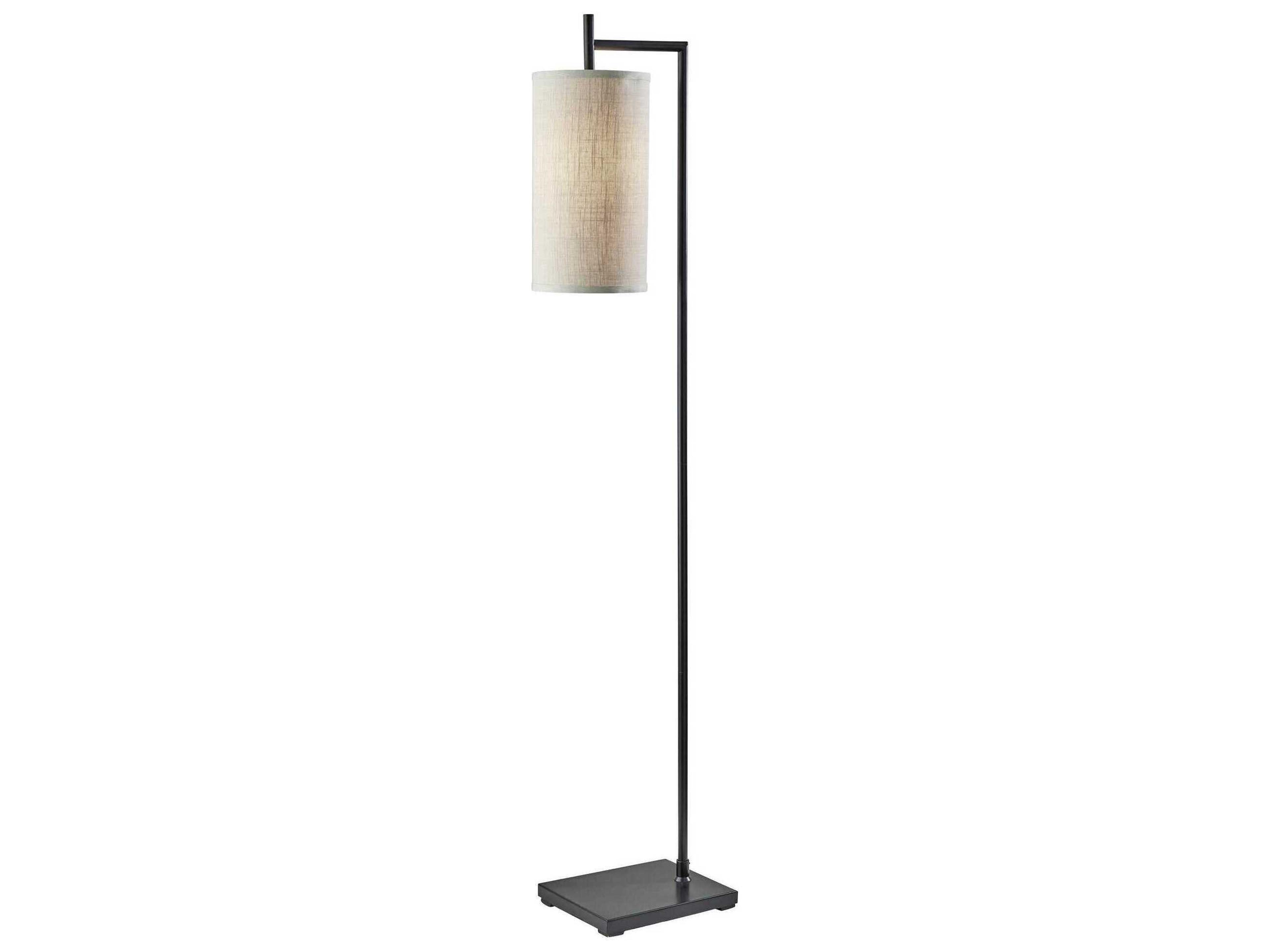 Zion Floor Lamp Black Modern