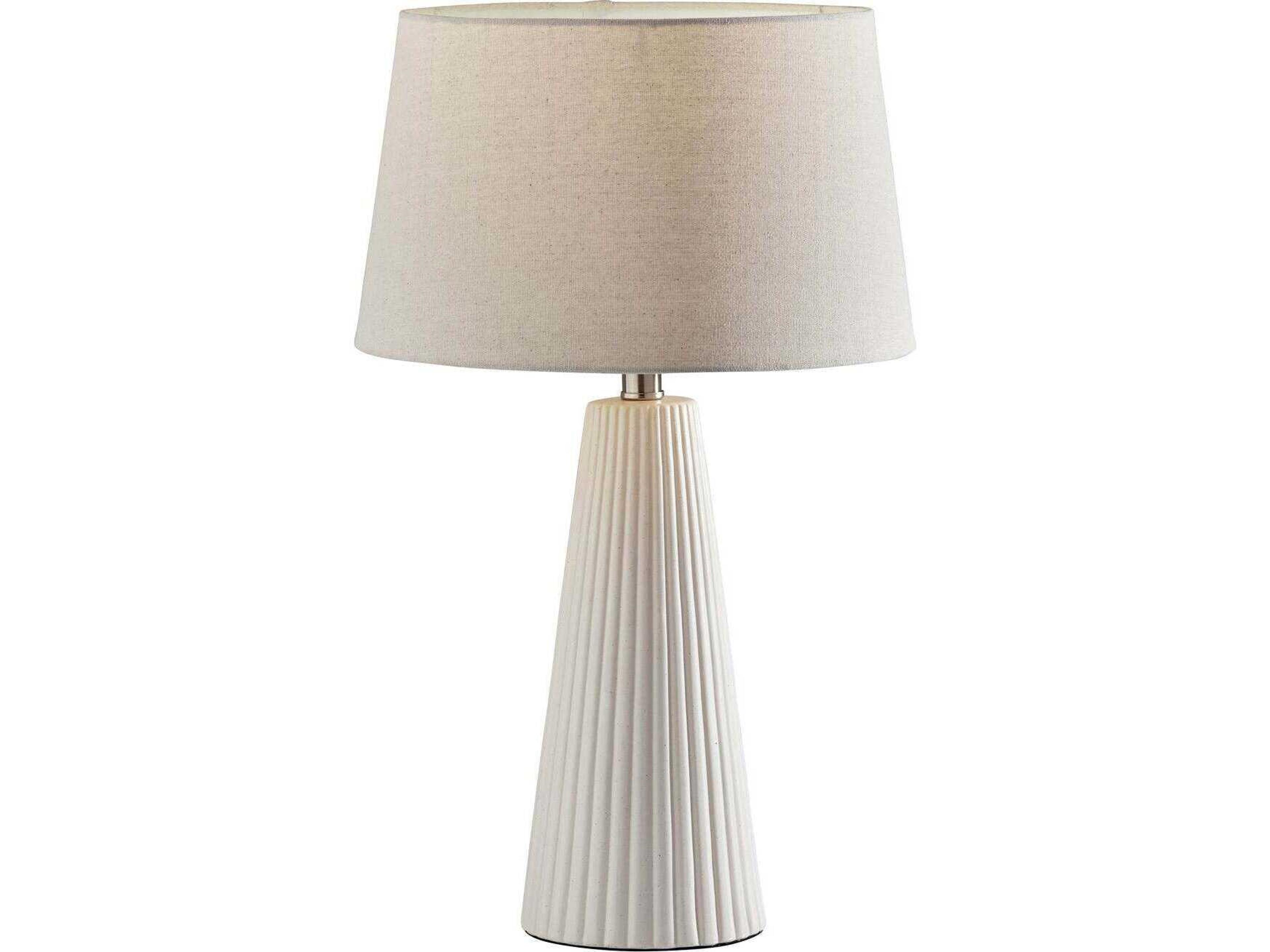 Lana Table Lamp Set of Two Ribbed Ceramic
