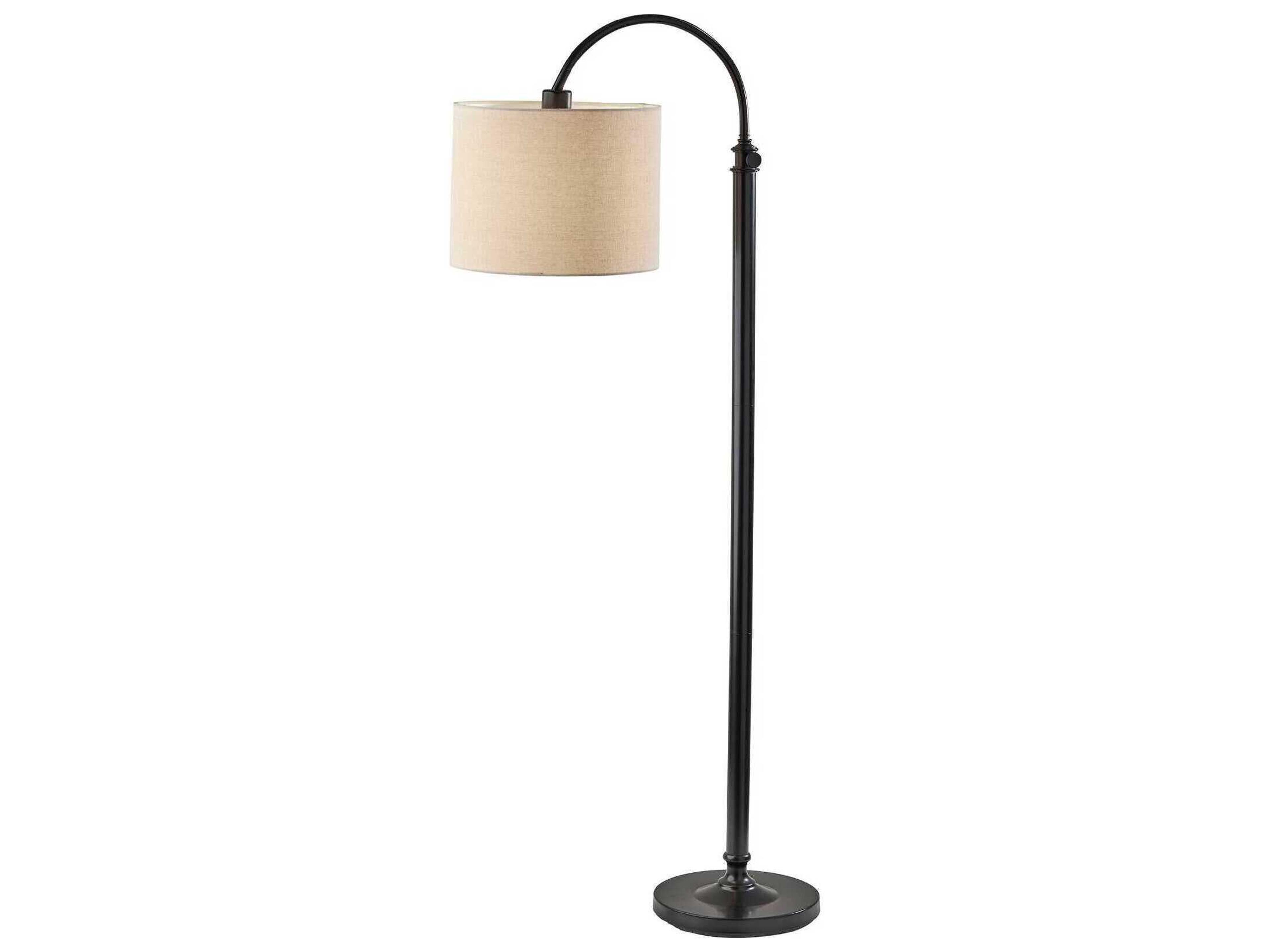Barton Task Floor Lamp in Antique Bronze