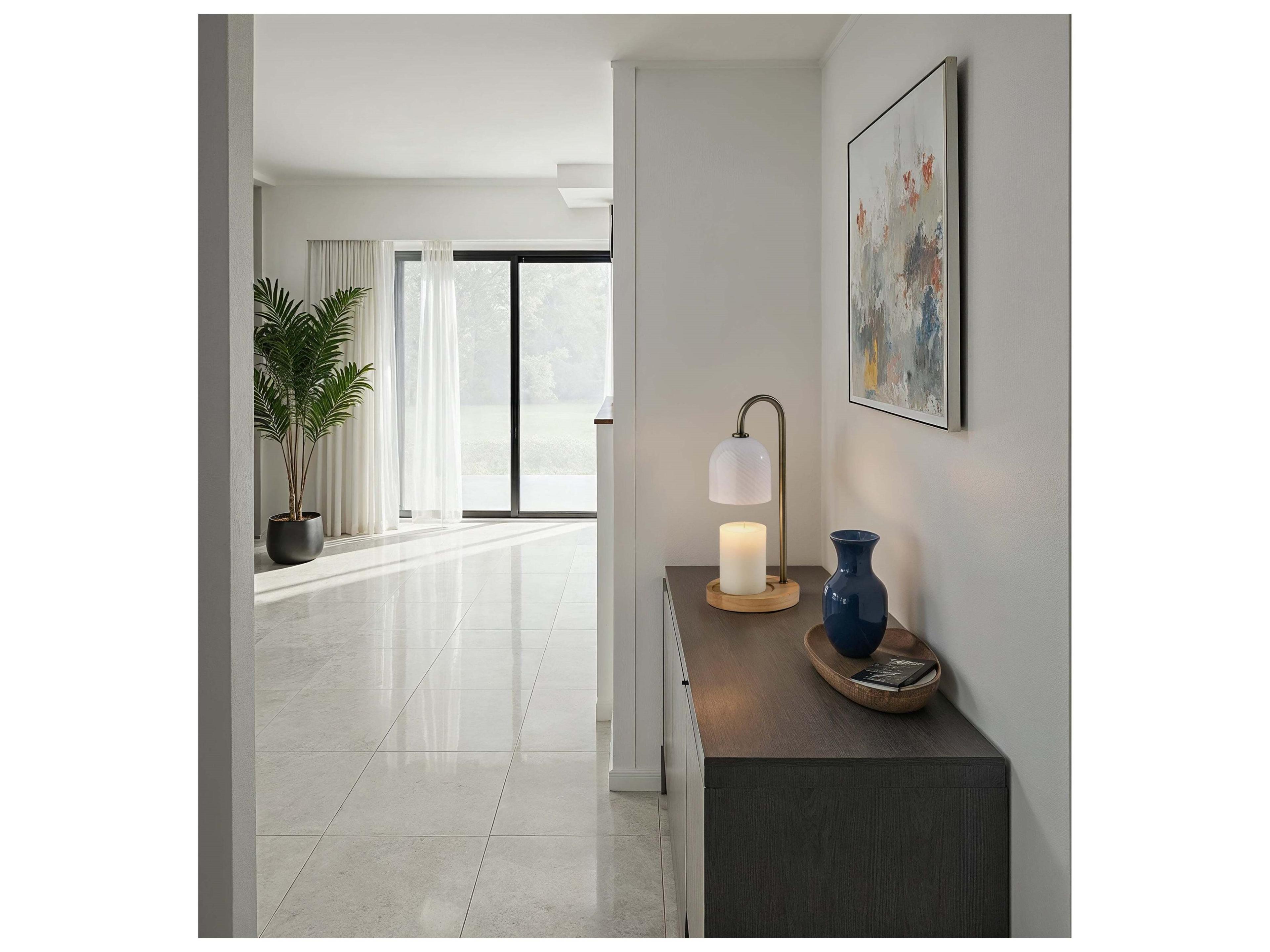 Adesso Alcott Antique Brass Table Lamp