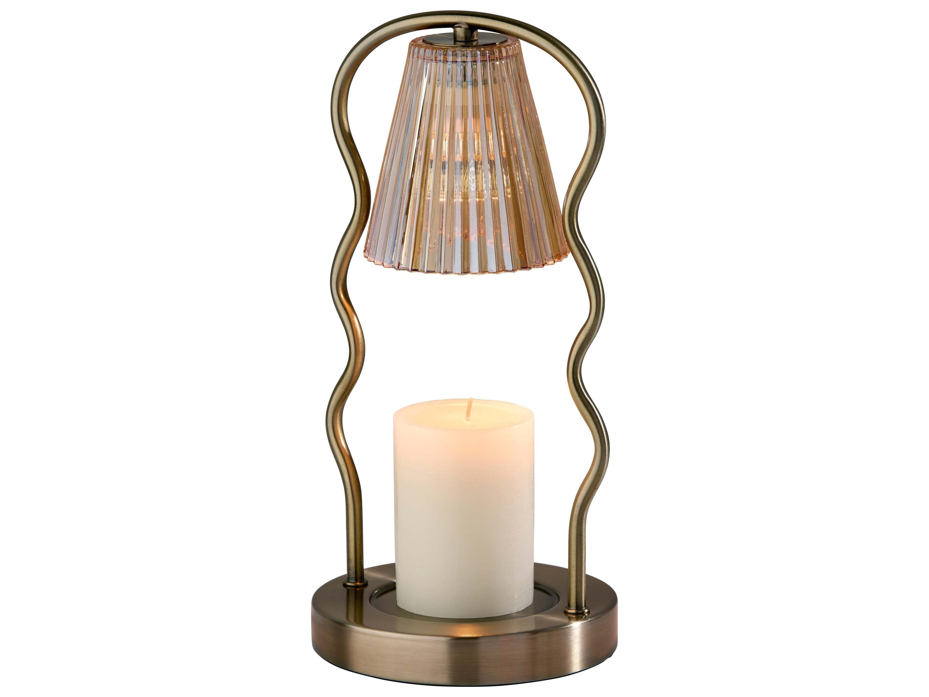 Adesso Chiara Antique Brass Table Lamp