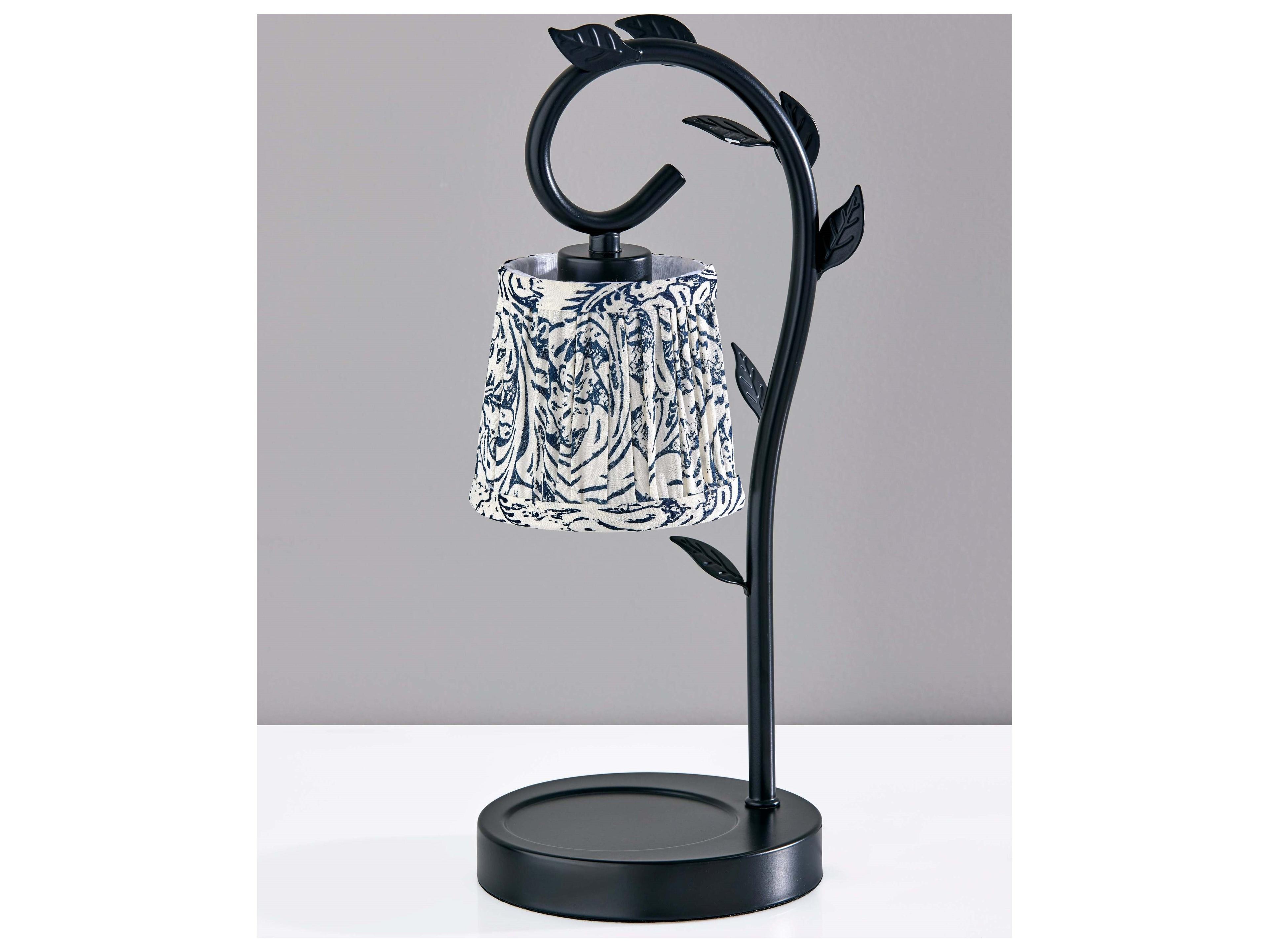 Adesso Ivy Black Table Lamp