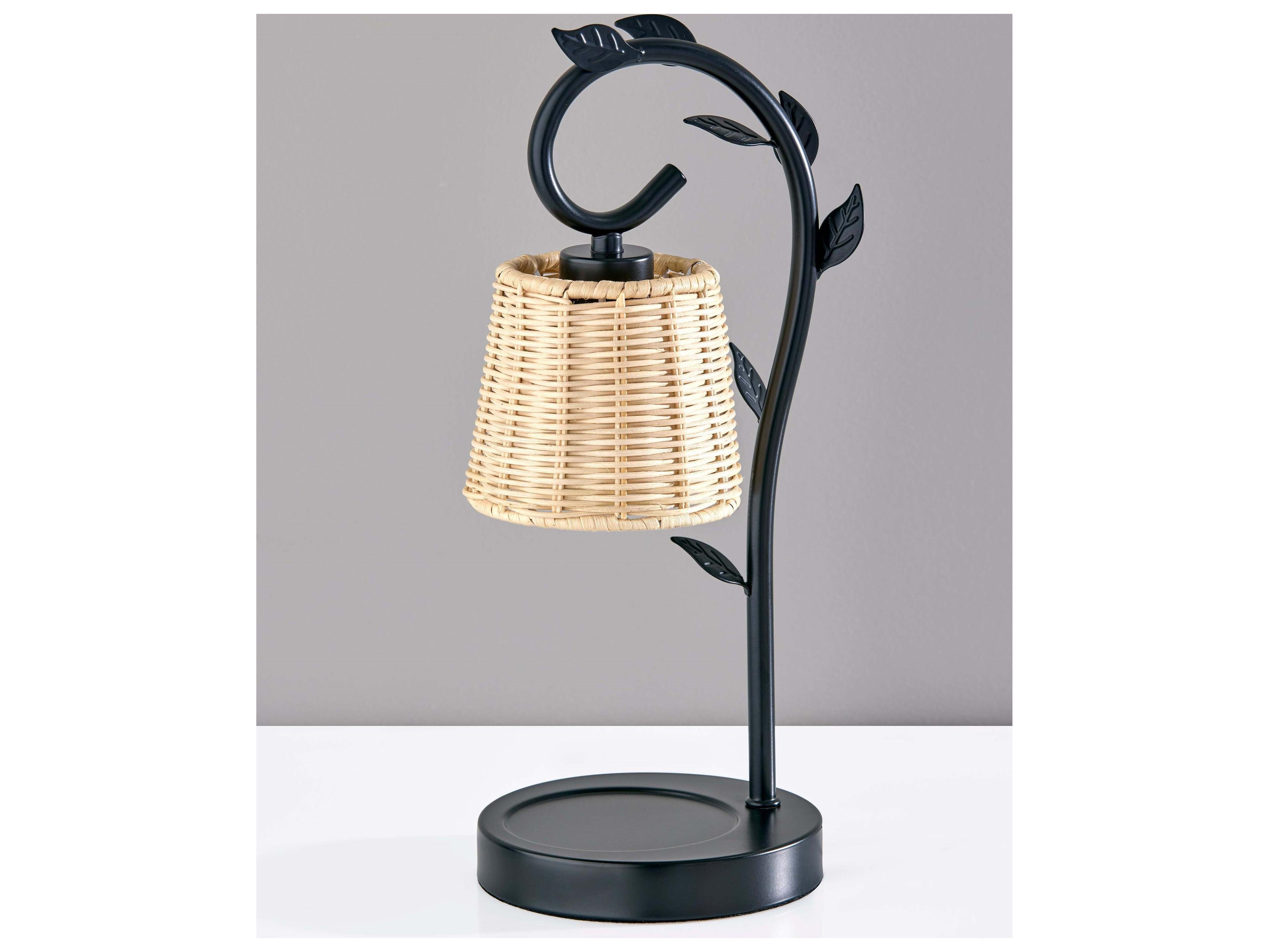 Adesso Ivy Black Table Lamp