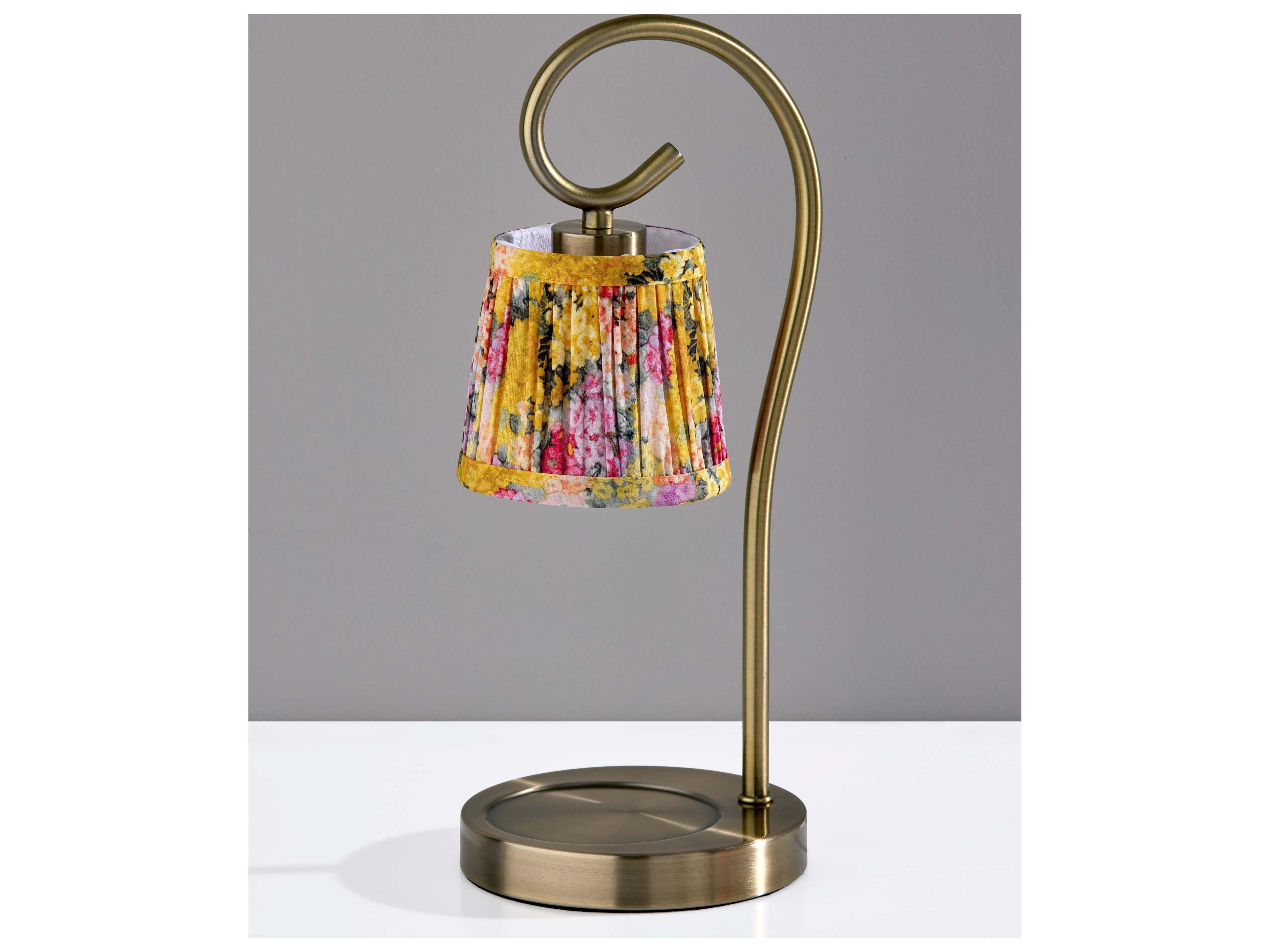 Adesso Perry Antique Brass Table Lamp