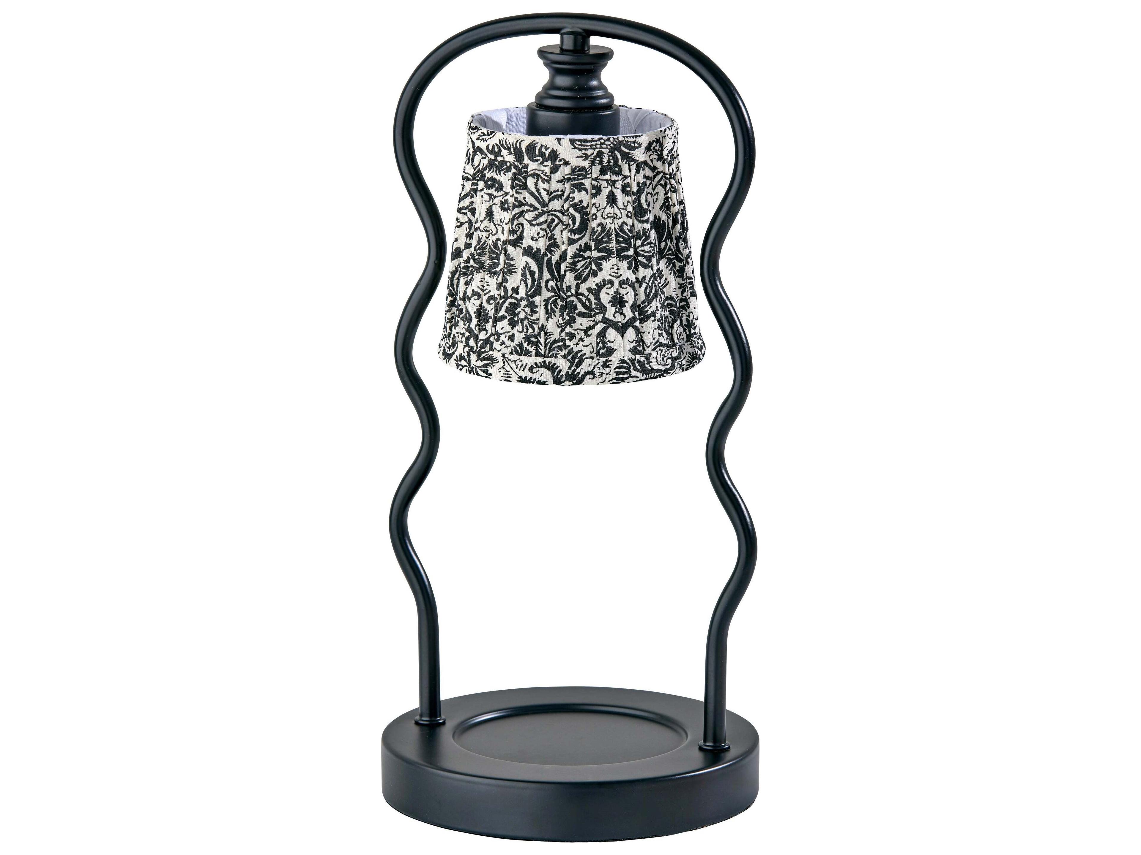 Twirl Candlewarmer Lamp Black Flameless