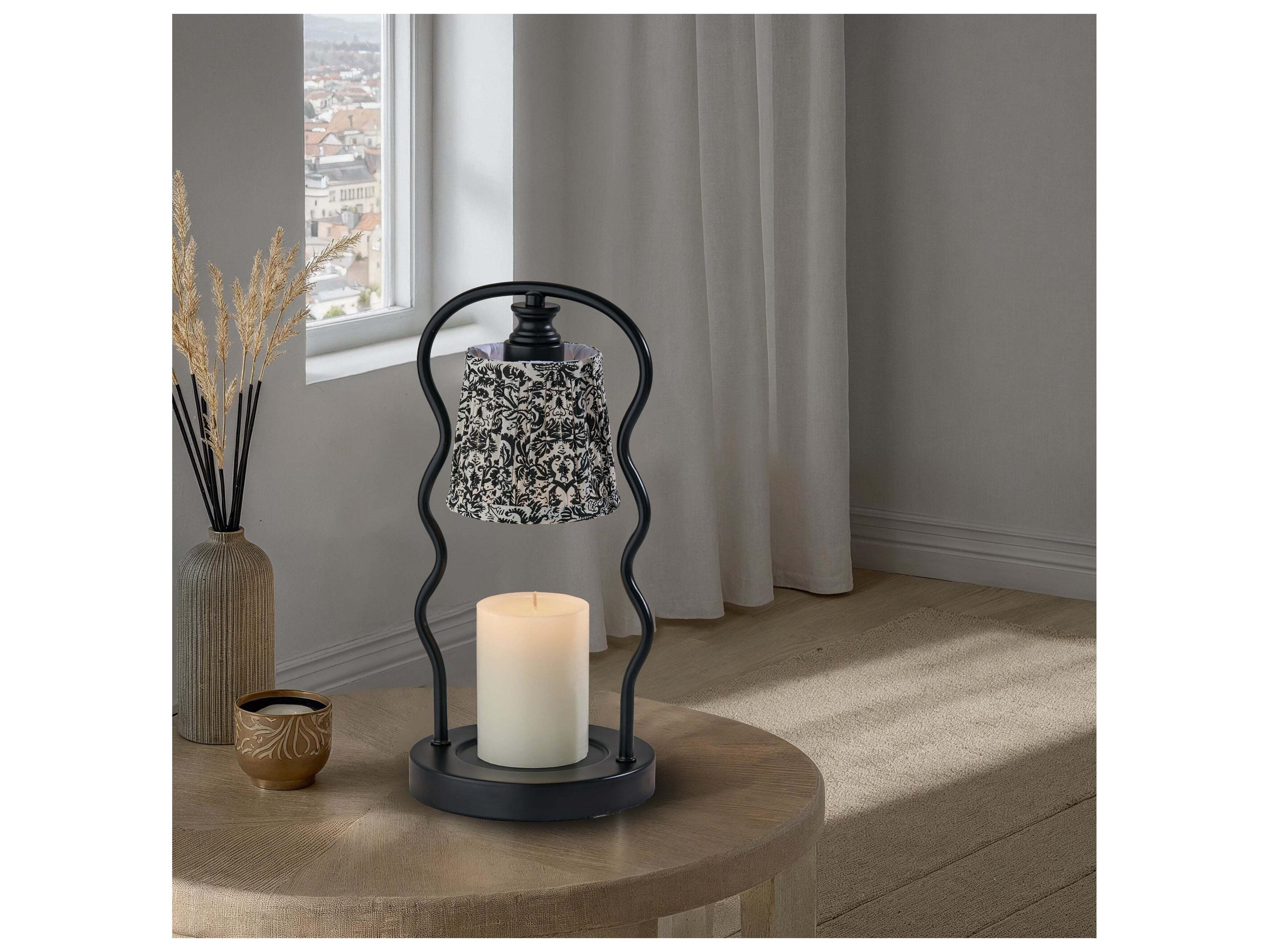 Adesso Twirl Black Table Lamp