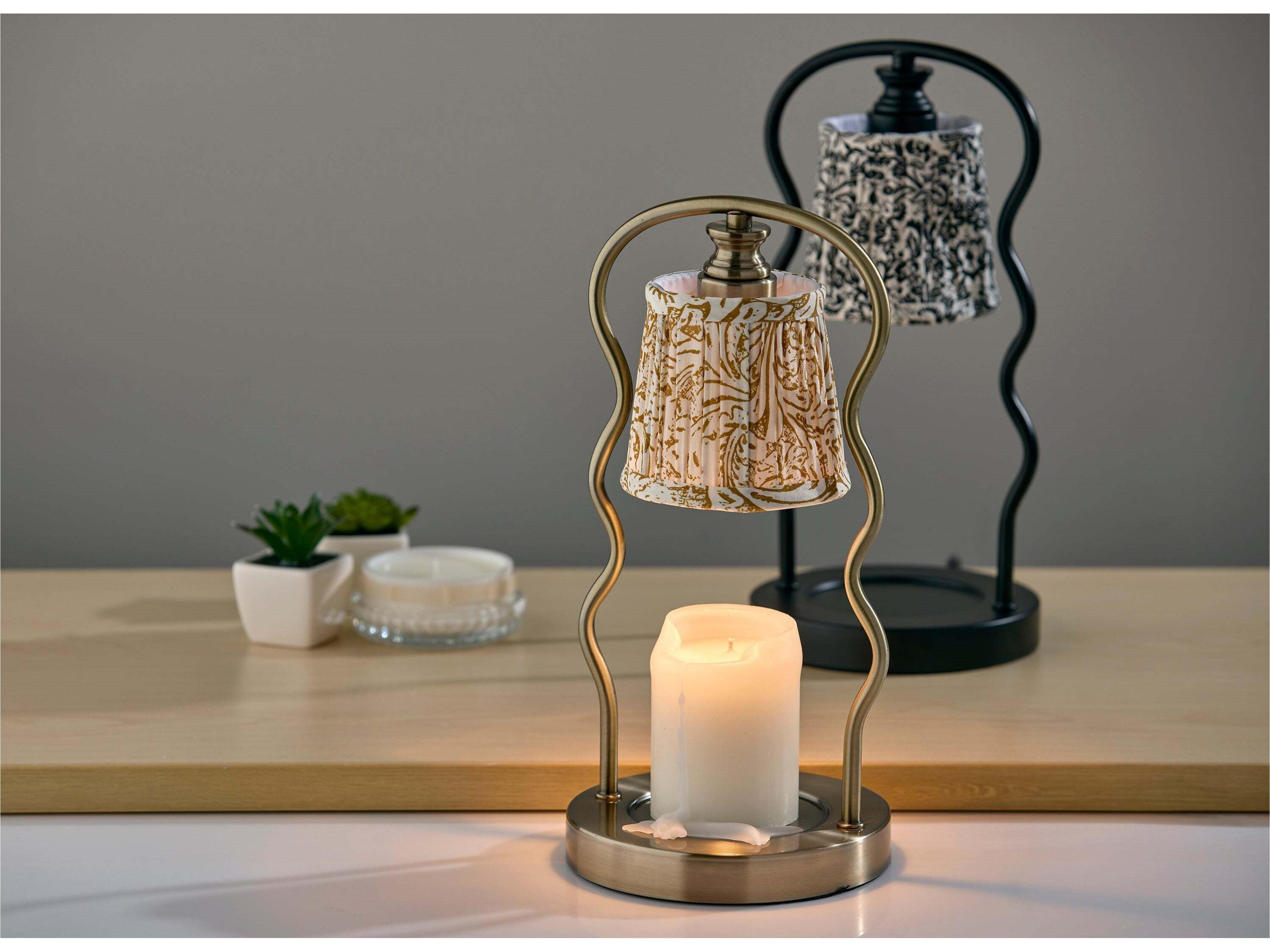 Adesso Twirl Antique Brass Table Lamp